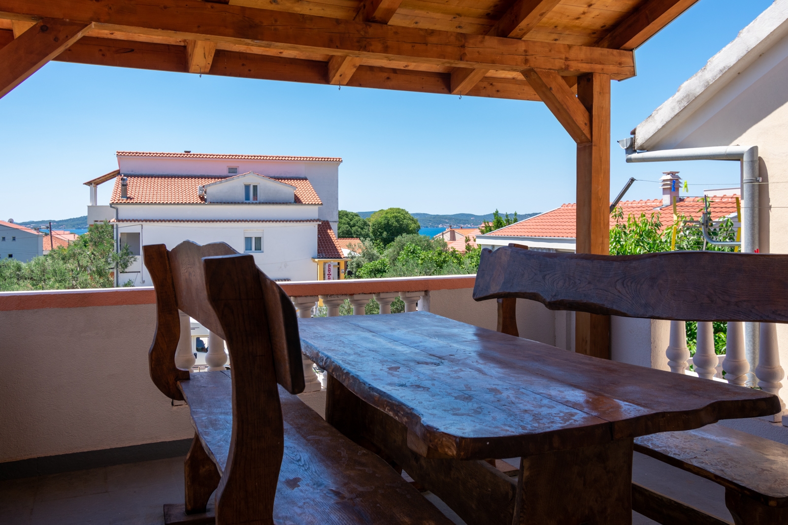 Three bedroom apartment with terrace and sea view Bibinje, Zadar  A-a