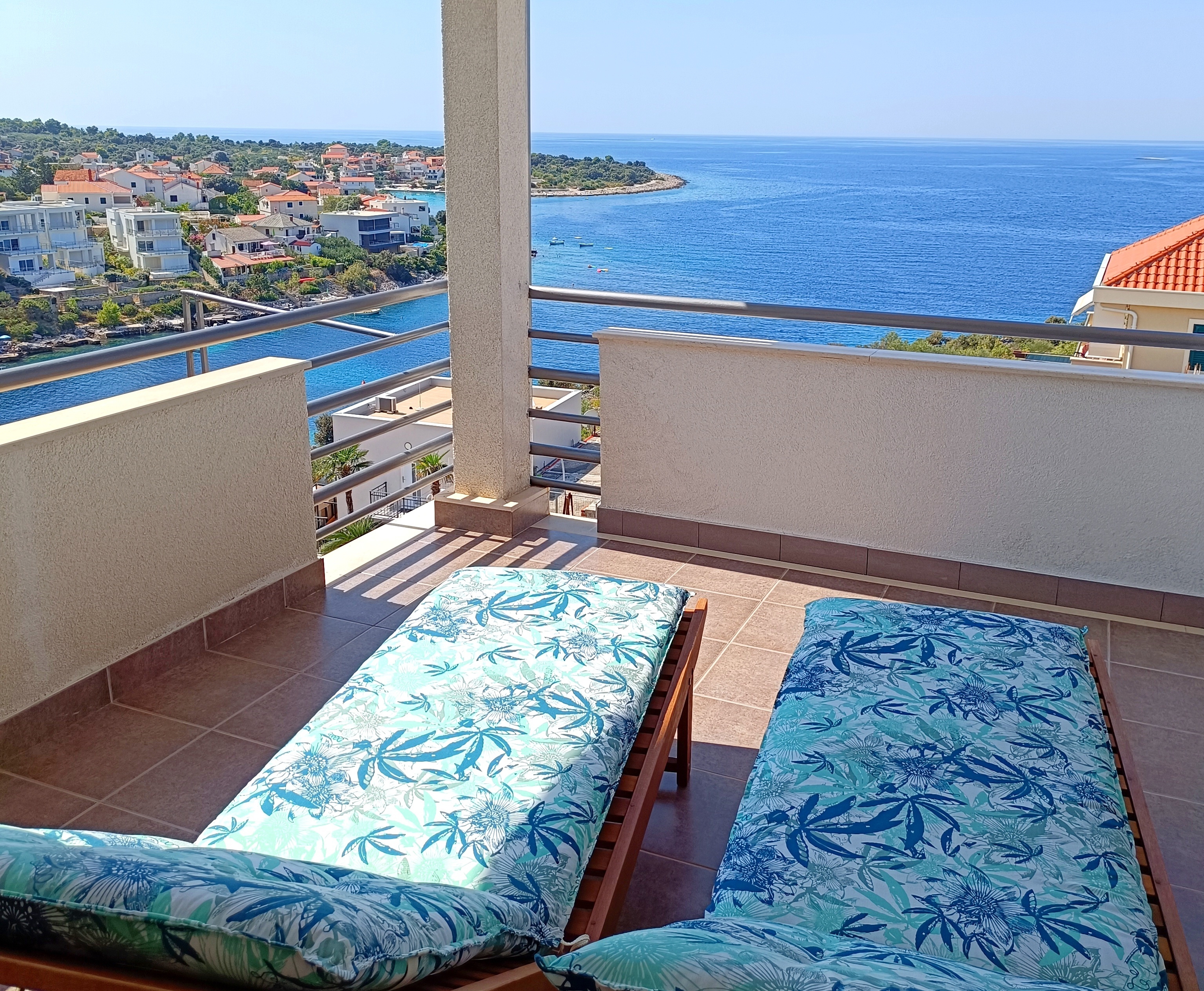 One bedroom apartment with terrace and sea view Kanica, Rogoznica (A-16189-b)