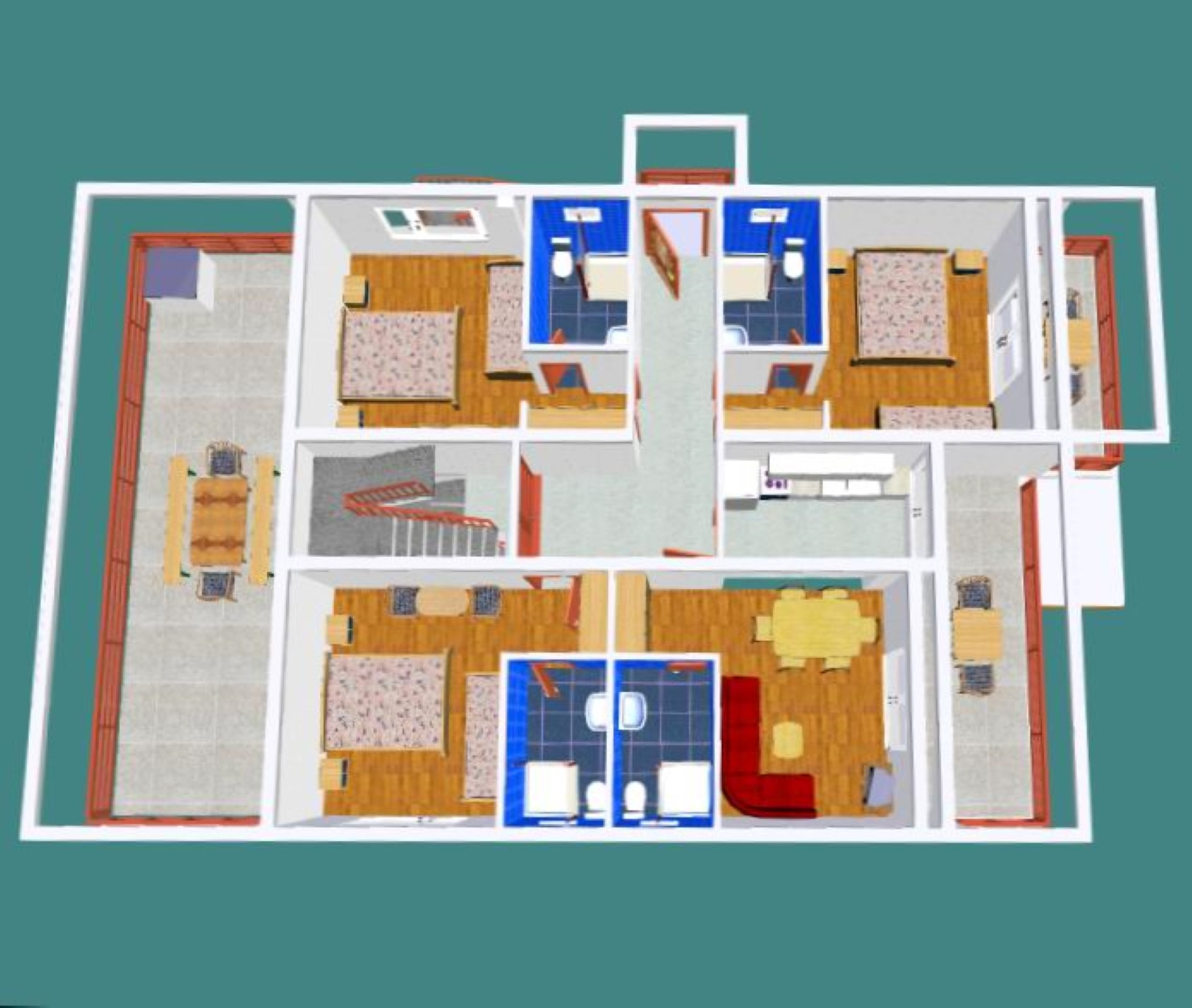 Three bedroom apartment near beach Brgulje, Molat  A-a