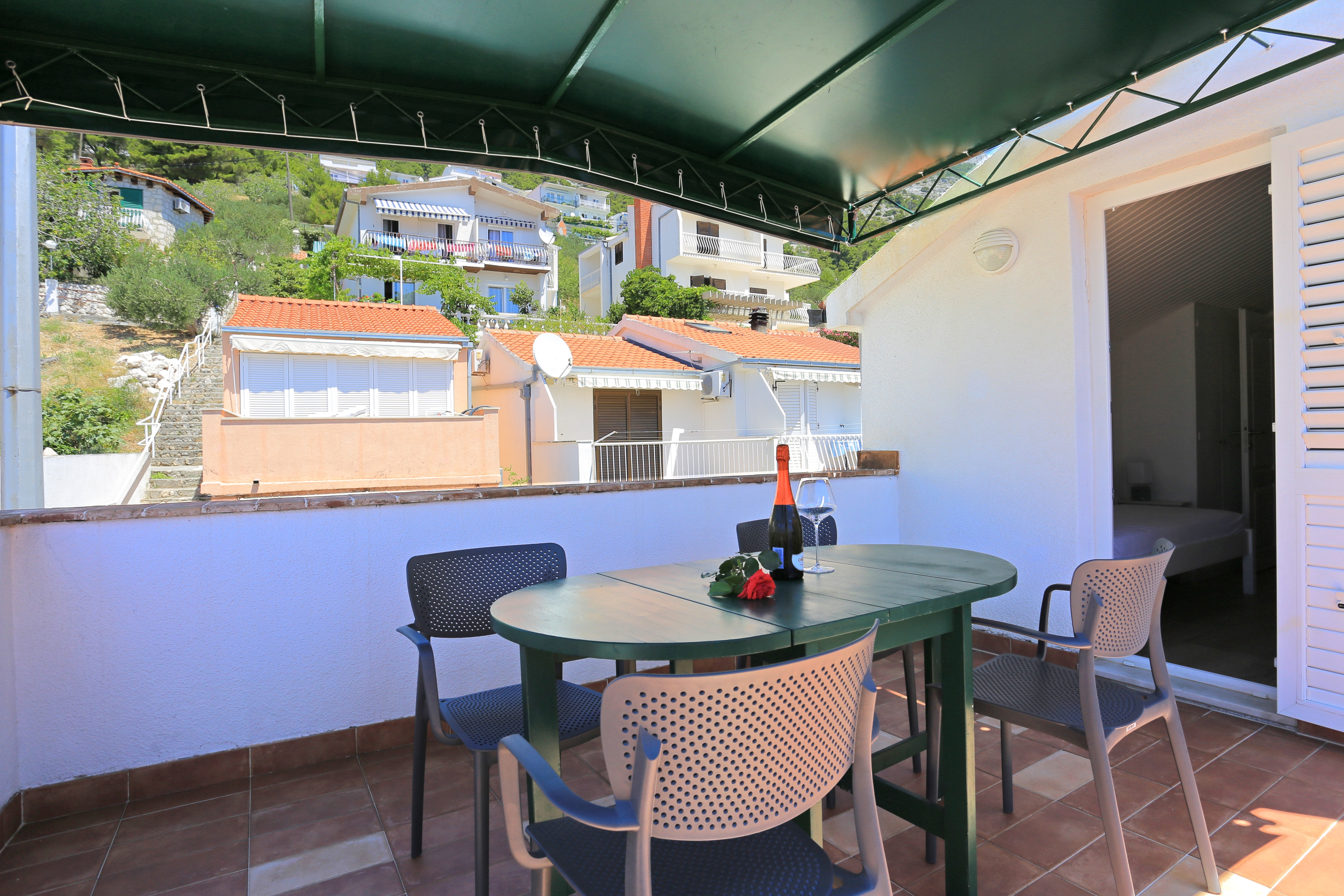 Two bedroom apartment with terrace and sea view Pisak, Omiš  A-a