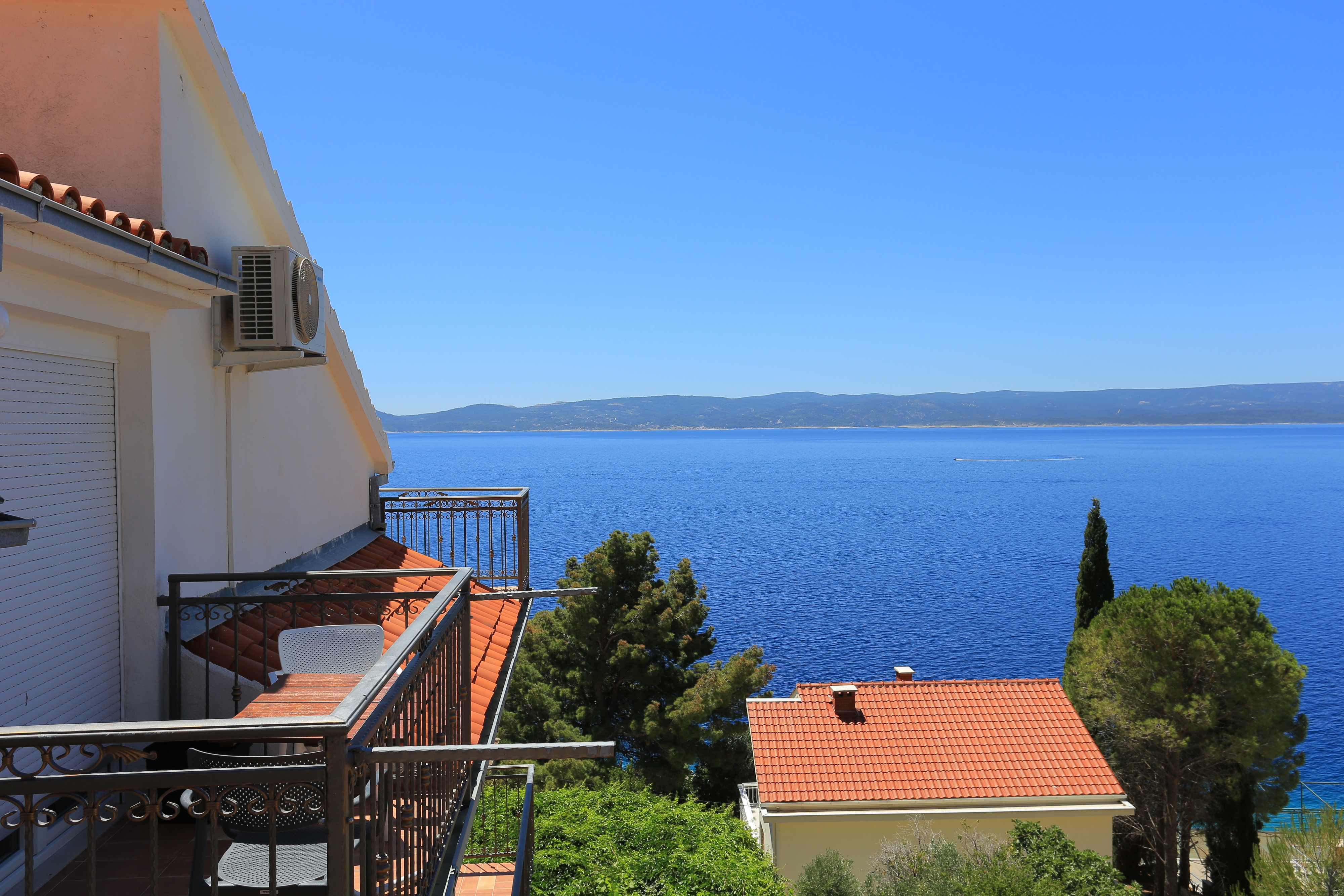 Two bedroom apartment with terrace and sea view Pisak, Omiš  A-a