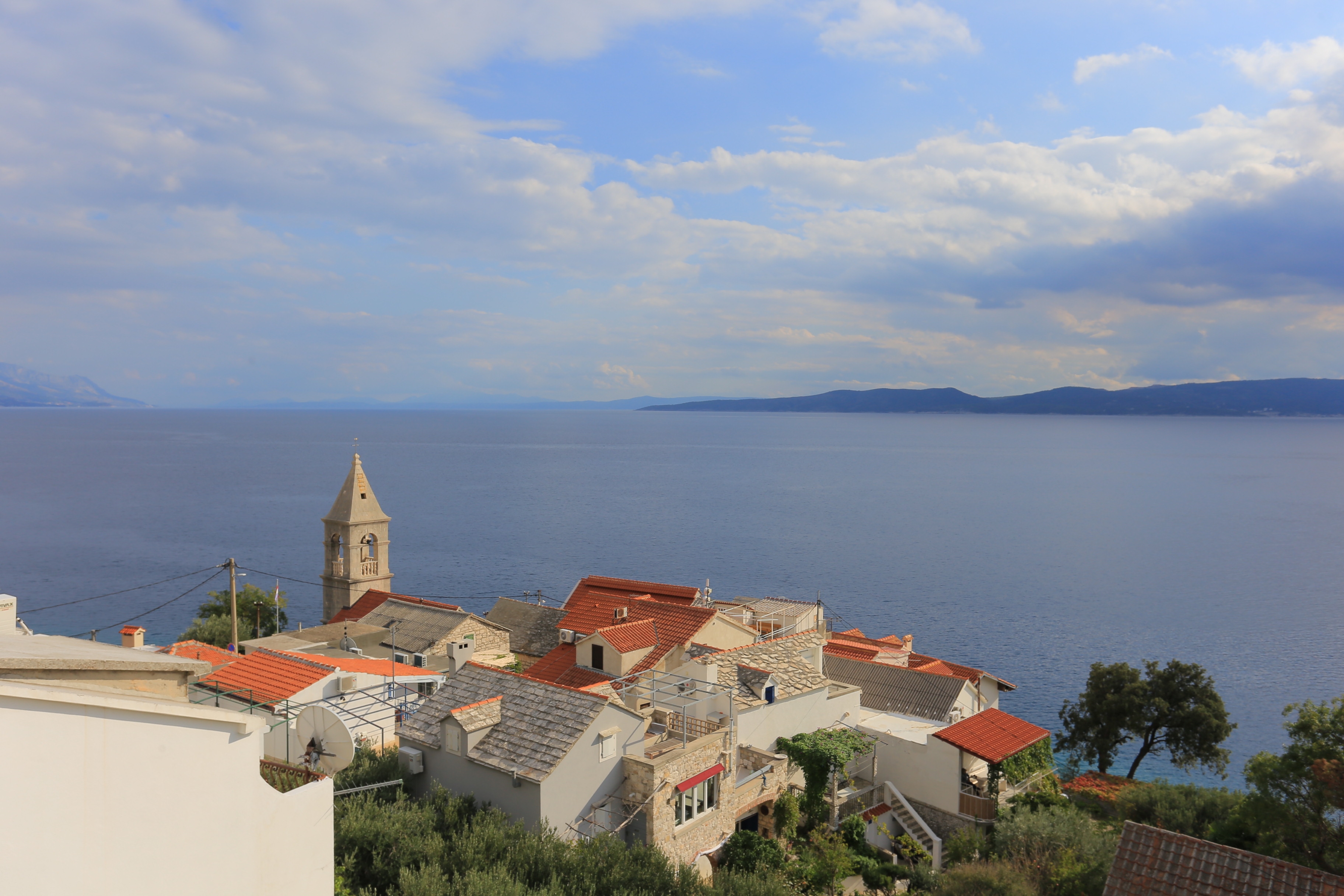 One bedroom apartment with terrace and sea view Pisak, Omiš  A-f