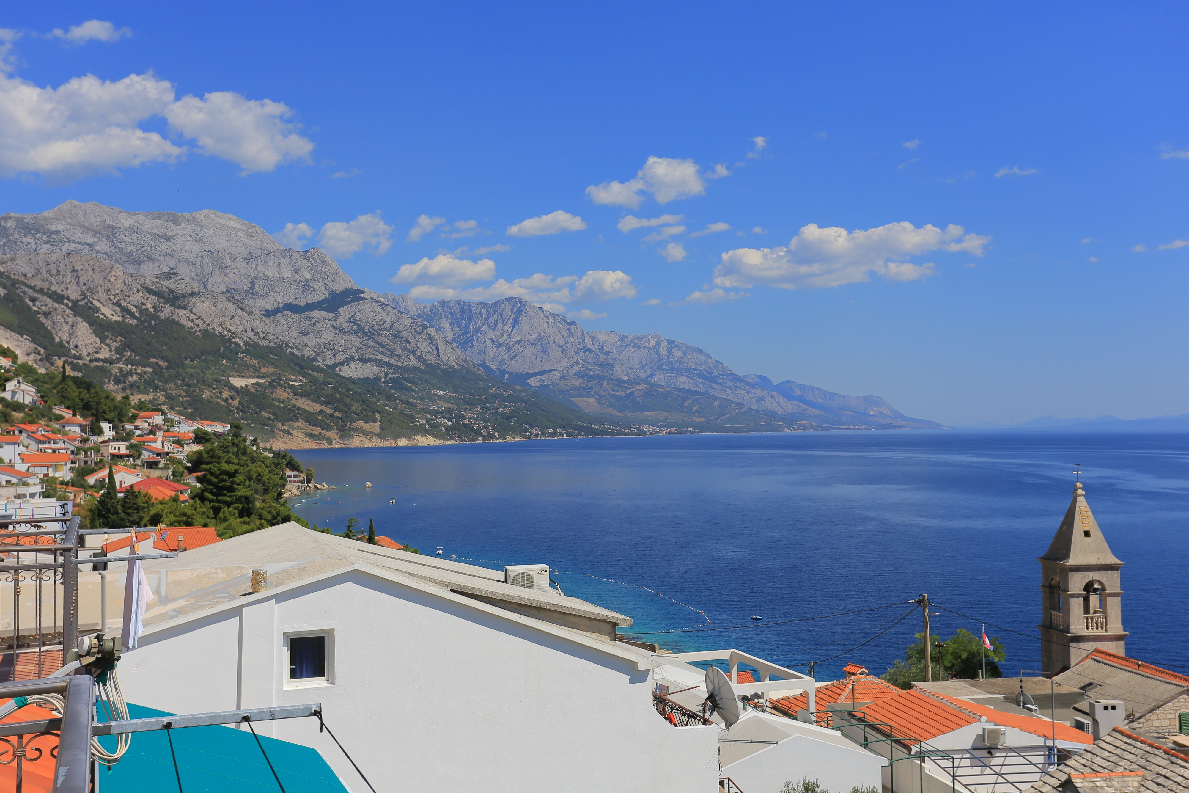 One bedroom apartment with balcony and sea view Pisak, Omiš  A-g