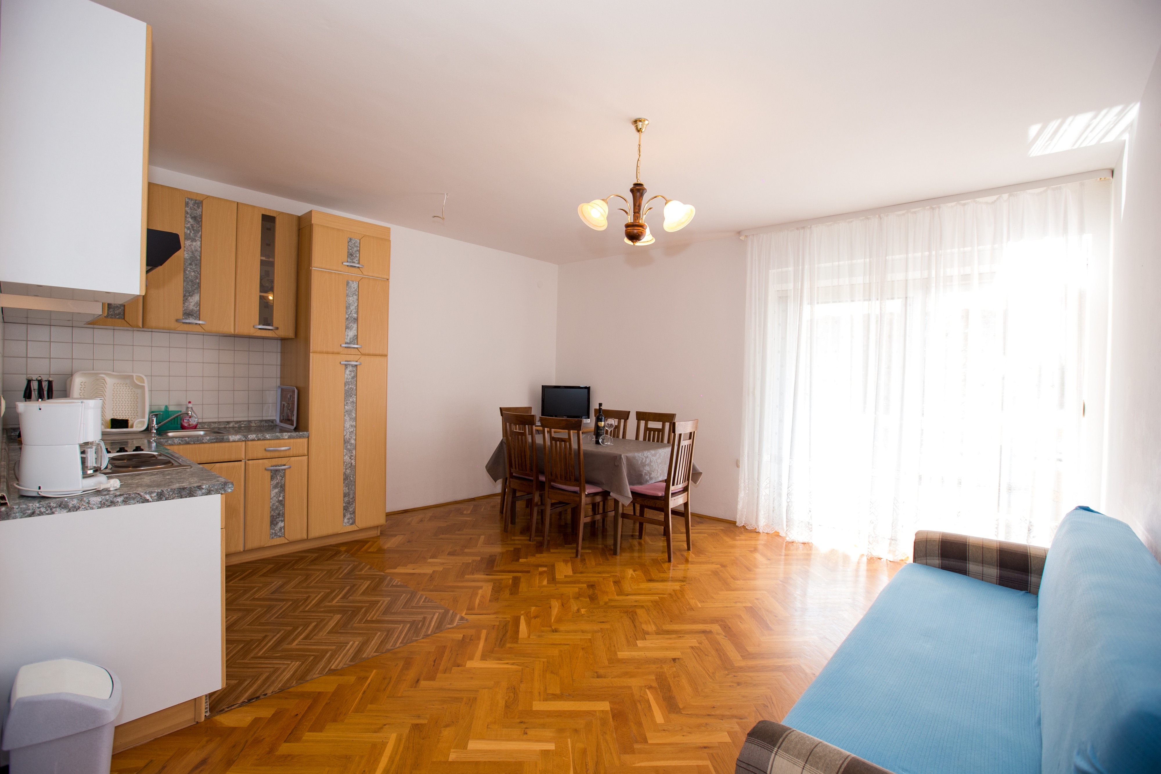 Three bedroom apartment with terrace and sea view Barbat (Rab) (A-16245-c)