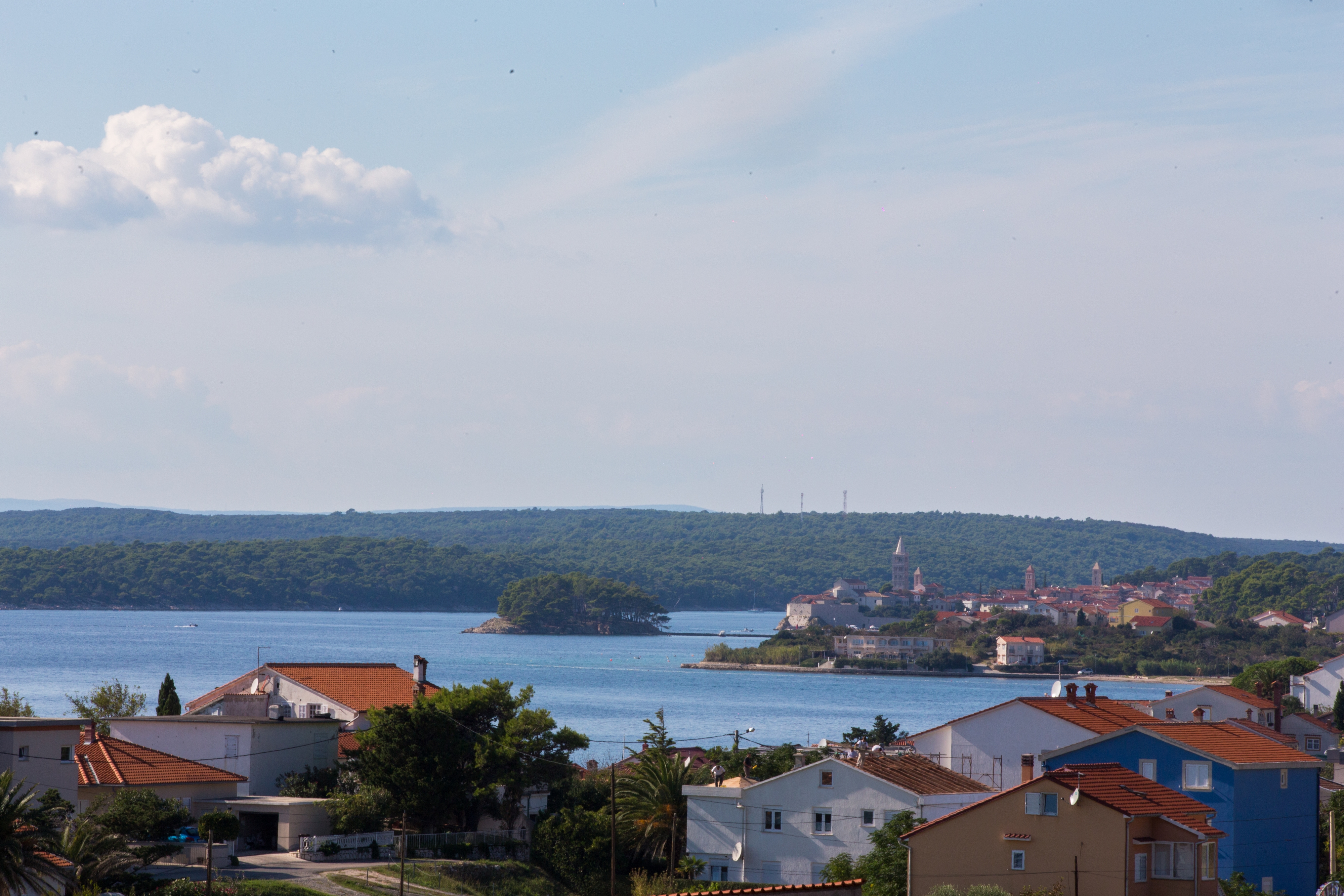Three bedroom apartment with terrace and sea view Barbat, Rab  A-c