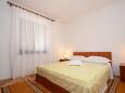 Bedroom 1 Prižba, Bedroom 1 in the apartment, air condition available, (pet friendly) and WiFi.