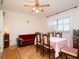Dining room Prižba, Dining room in the apartment, (pet friendly) and WiFi.