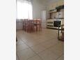 Dining room Pirovac, Dining room in the apartment, air condition available and WiFi.