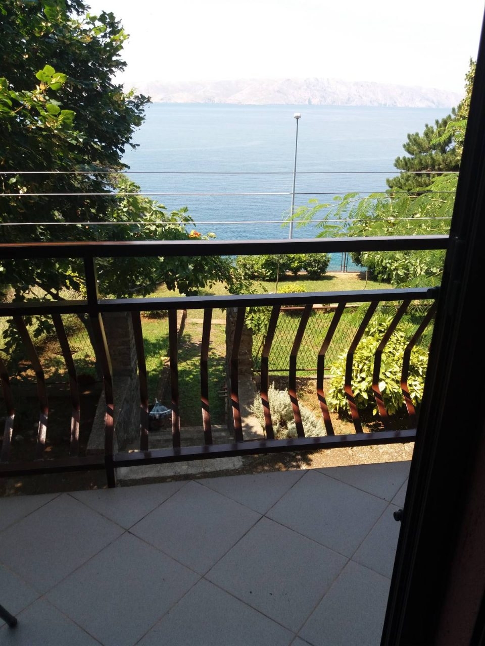 Two bedroom apartment with balcony and sea view Senj  A-c