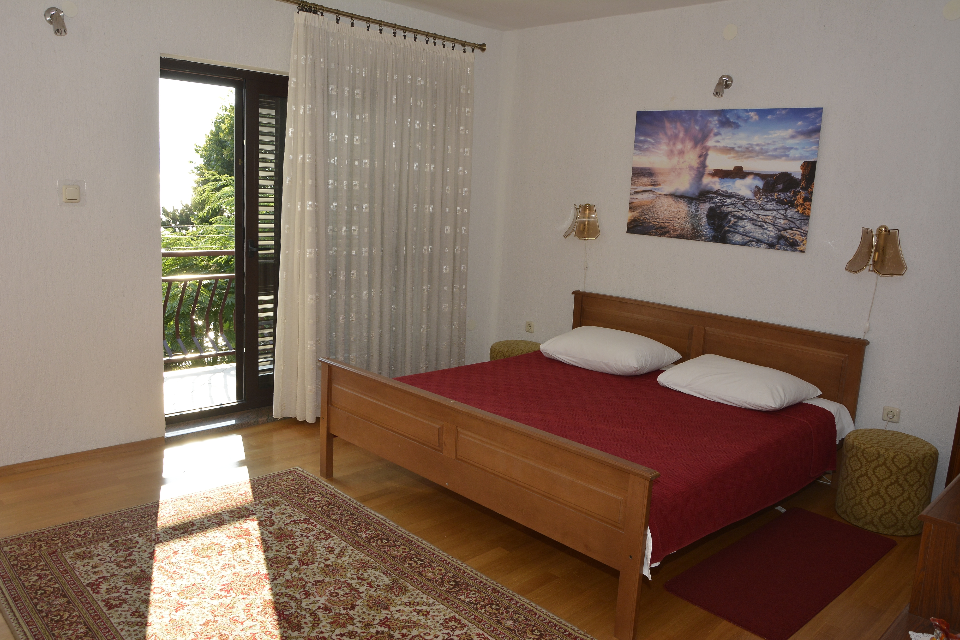 Two bedroom apartment with balcony and sea view Senj (A-16279-c)