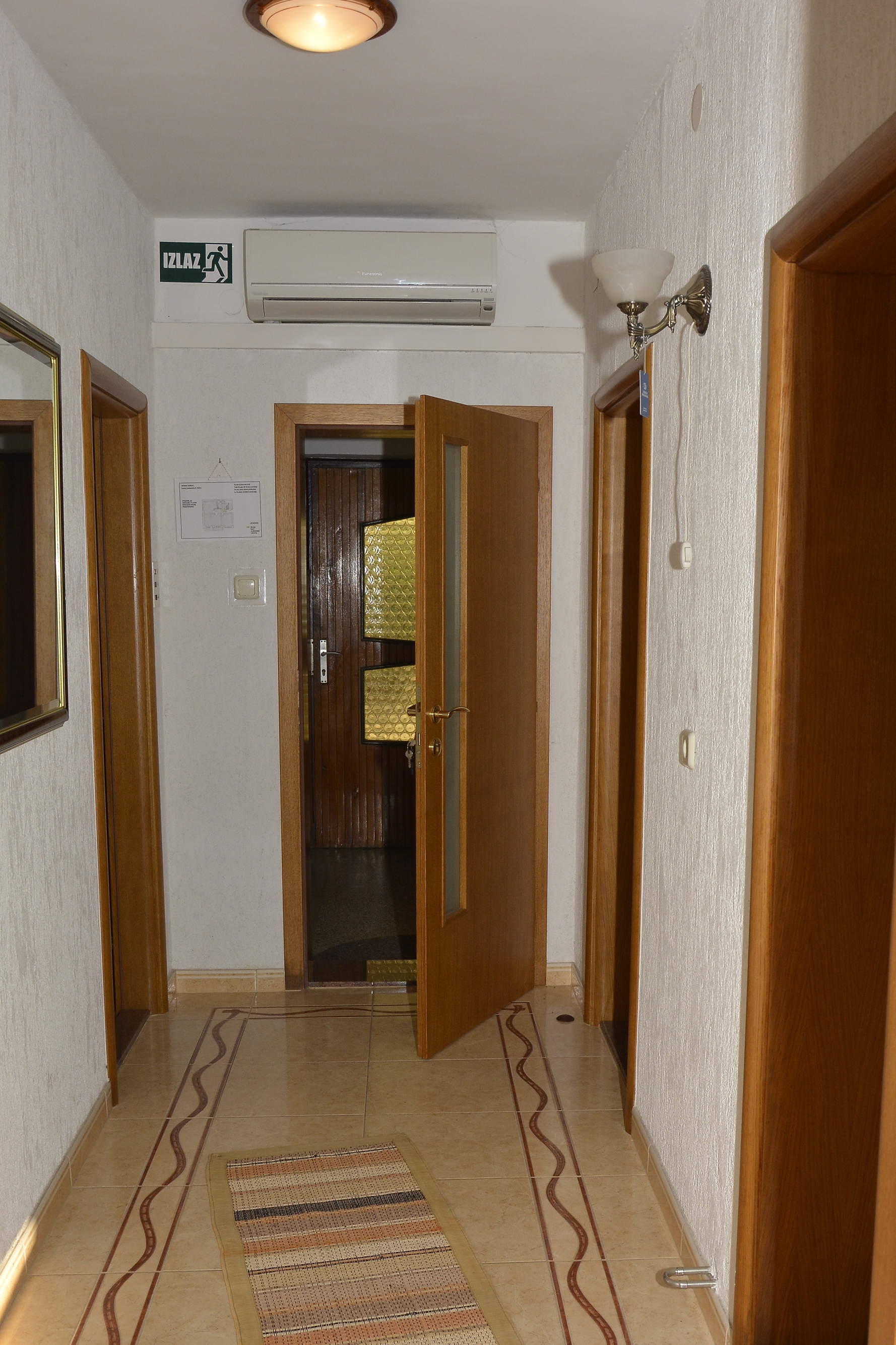 Two bedroom apartment with balcony and sea view Senj  A-c