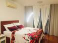 Ložnice Zagreb, Ložnice v ubytování typu studio-apartment, s klimatizací, domácí mazlíčci povoleni a WiFi.