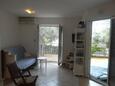 Living room Zambratija, Living room in the apartment, air condition available, (pet friendly) and WiFi.