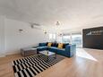 Obývací pokoj Bibinje, Obývací pokoj v ubytování typu apartment, s klimatizací, domácí mazlíčci povoleni a WiFi.