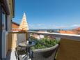 Sali, Balcon dans l’hébergement en type apartment, avec la vue sur la mer et WiFi.