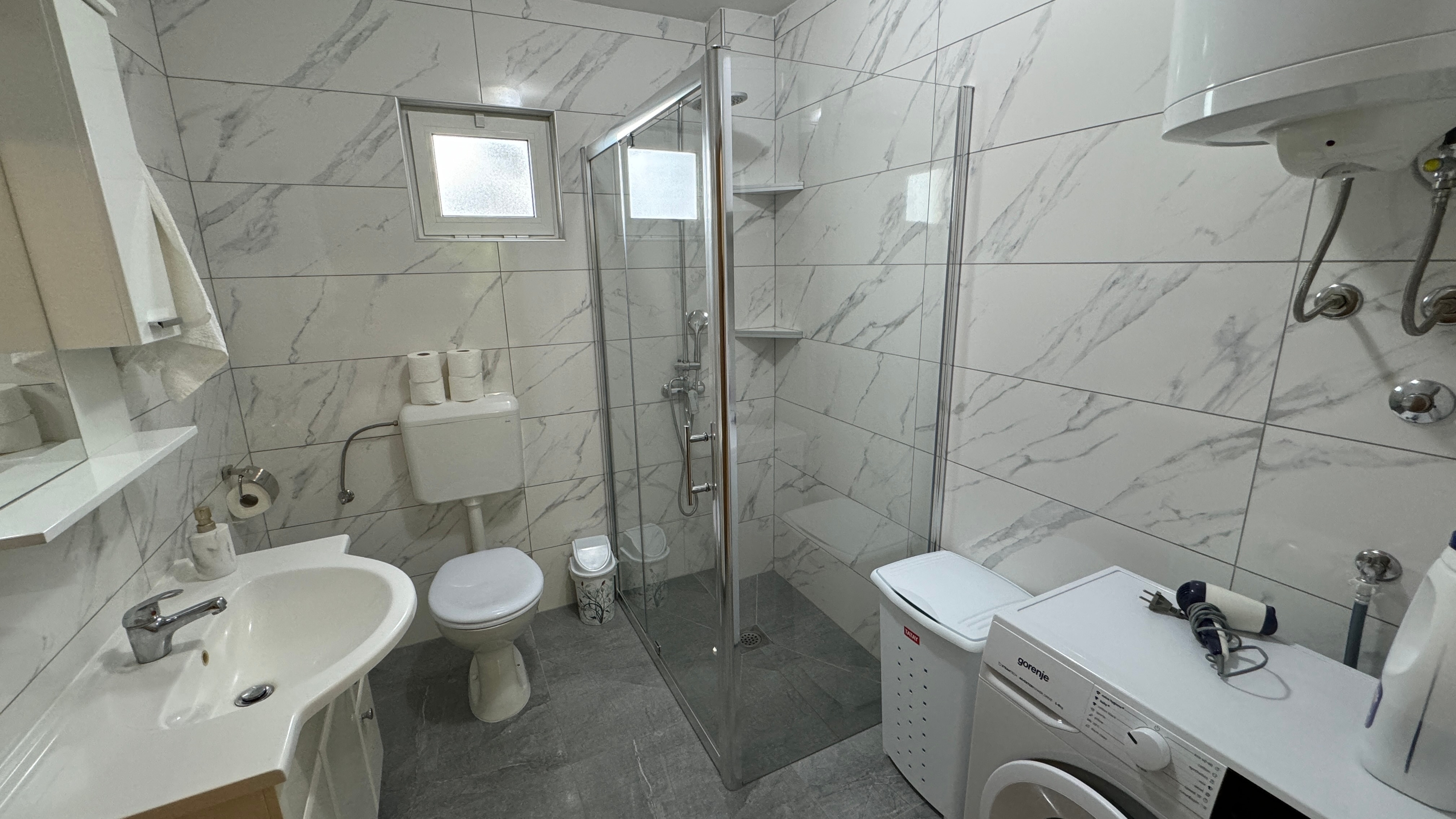 Two bedroom apartment with terrace and sea view Orebić, Pelješac  A-a