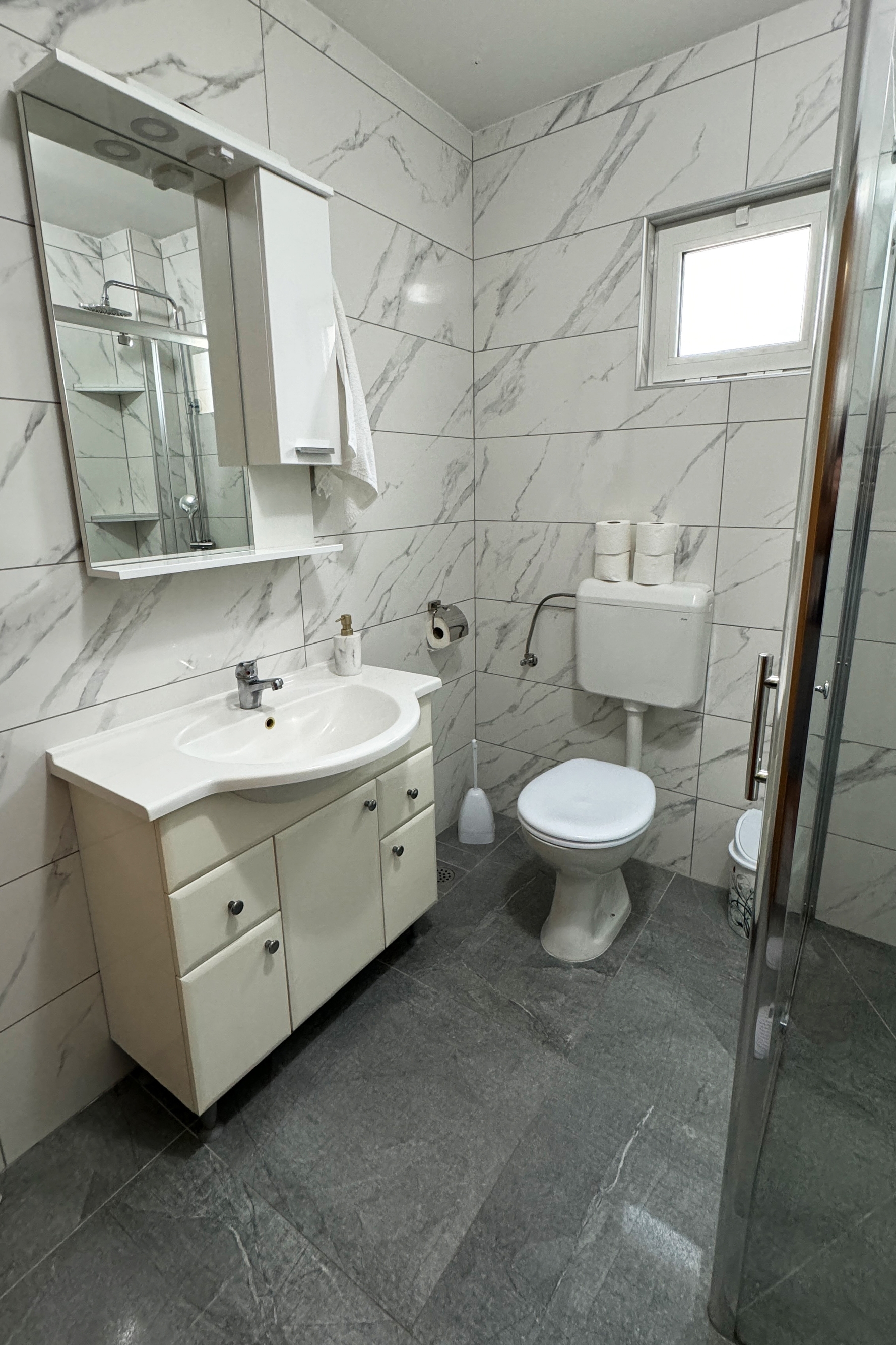 Two bedroom apartment with terrace and sea view Orebić, Pelješac  A-a