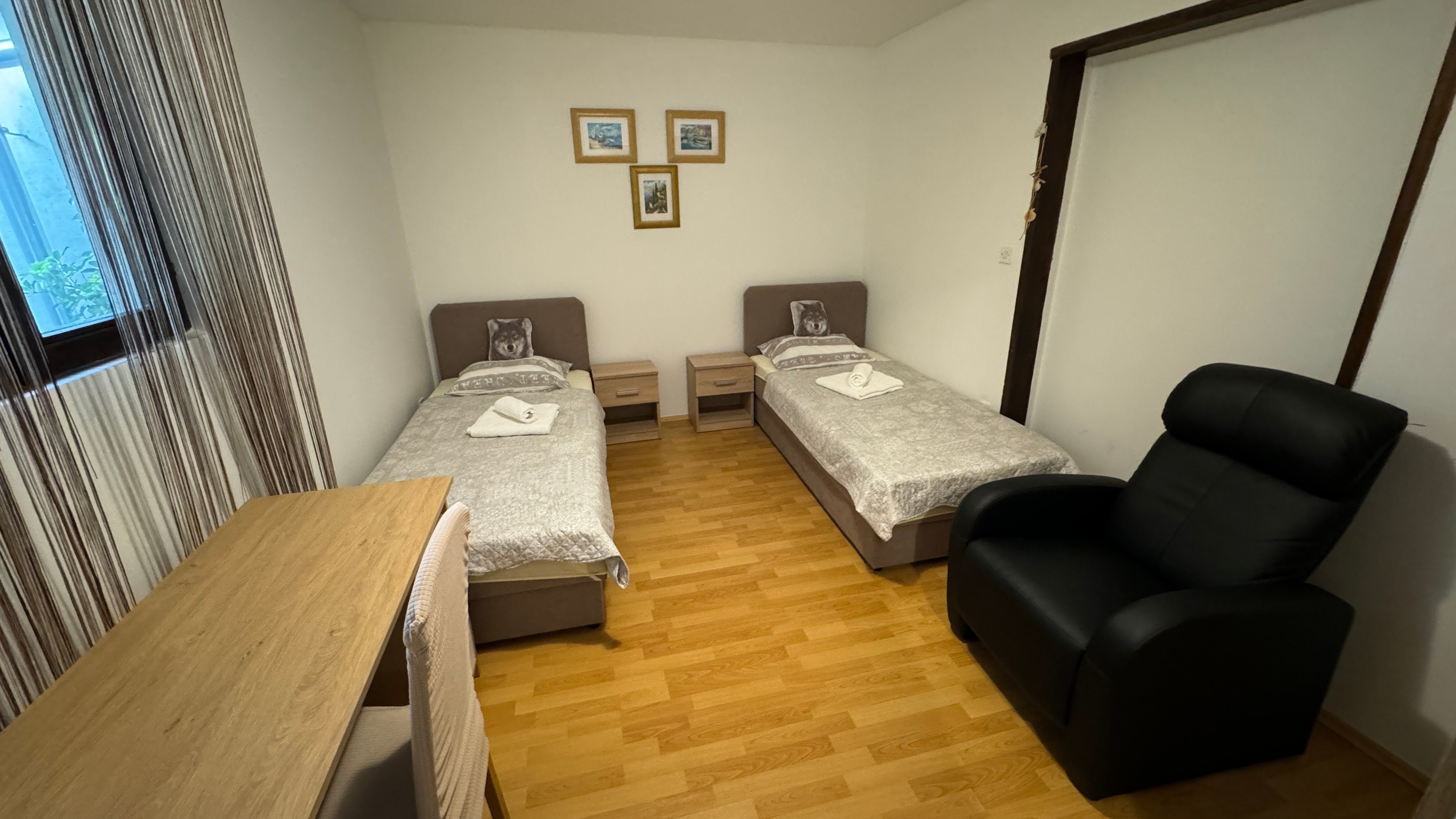 Two bedroom apartment with terrace and sea view Orebić, Pelješac  A-a