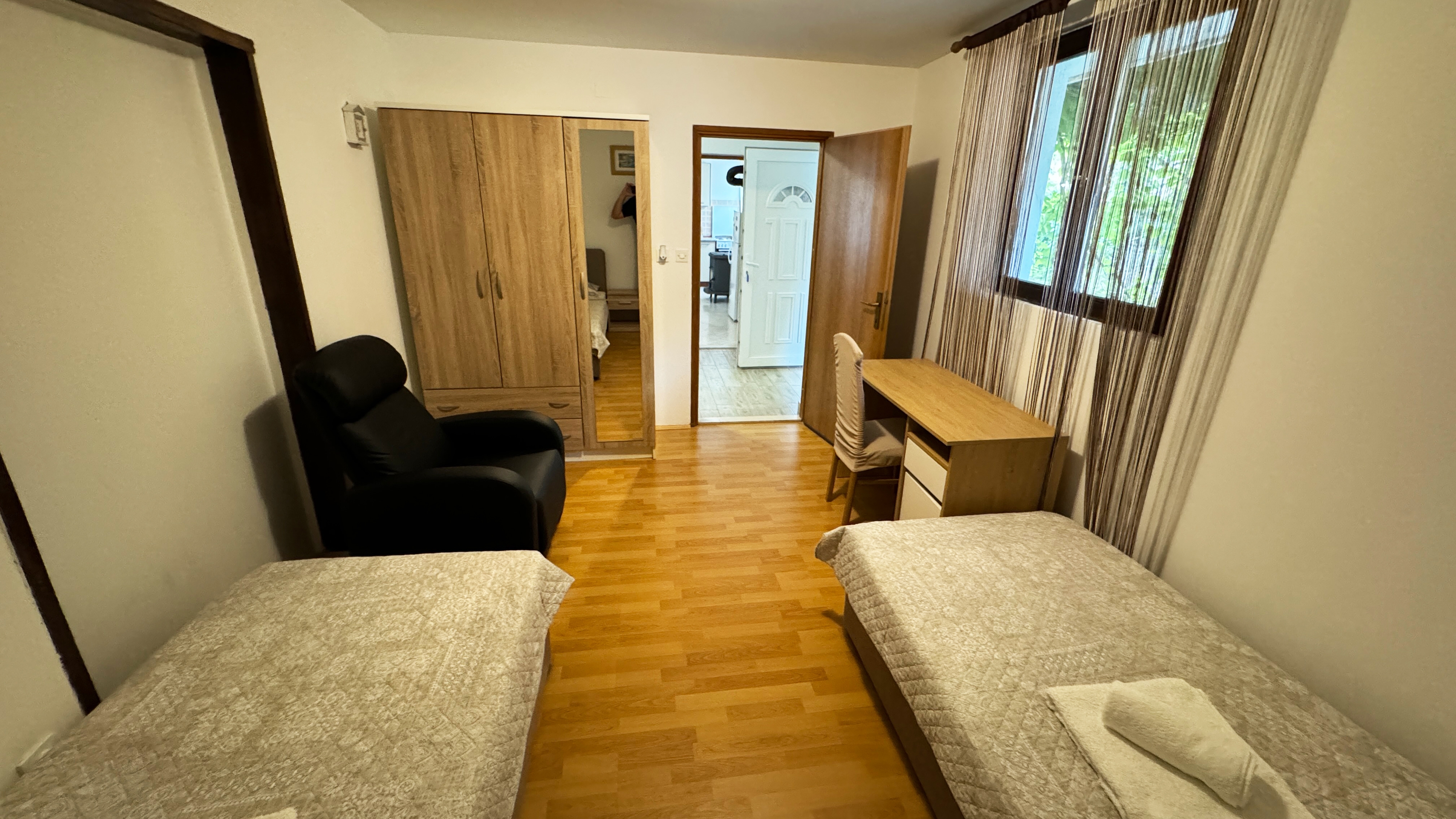 Two bedroom apartment with terrace and sea view Orebić, Pelješac  A-a