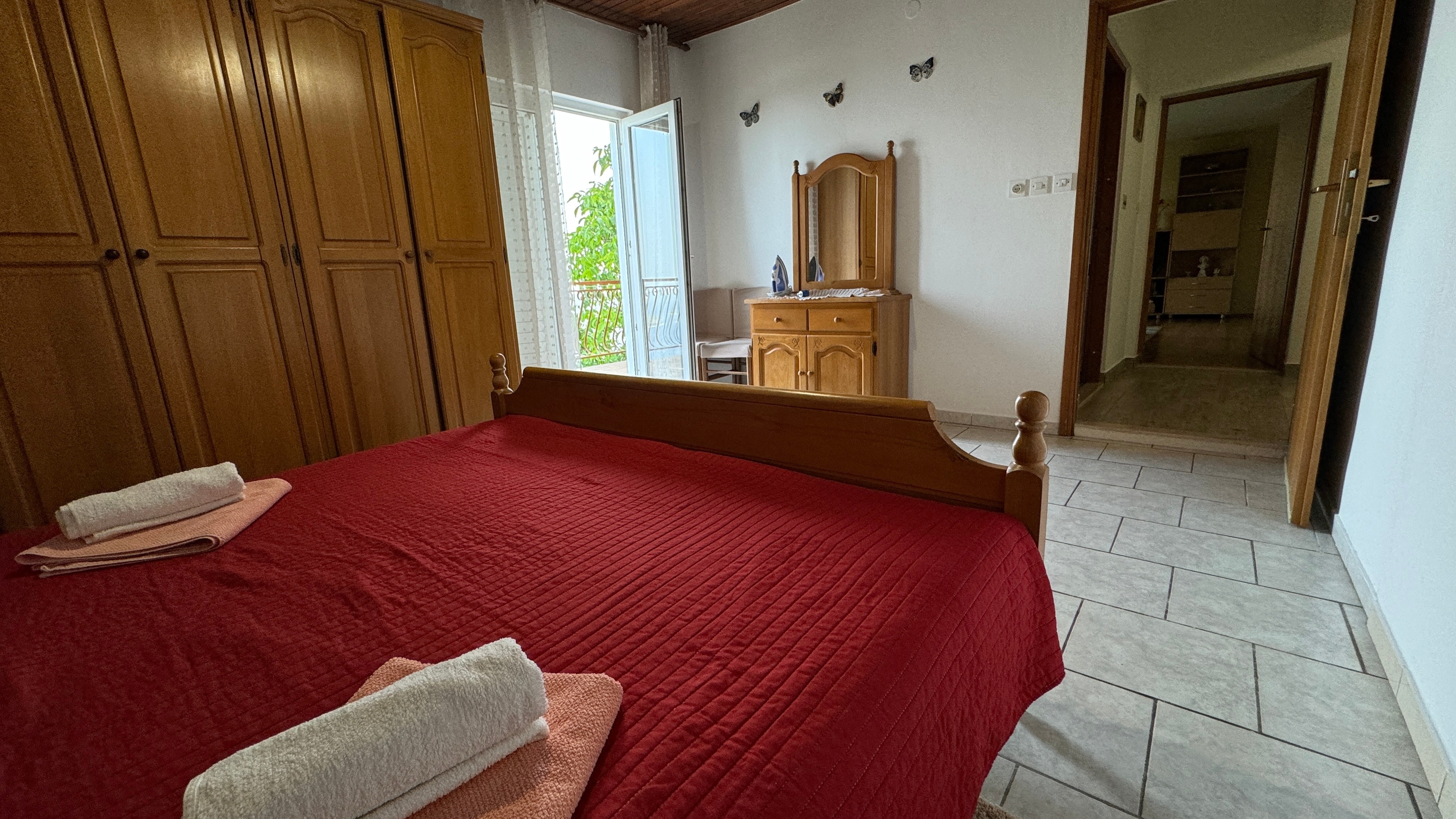 Two bedroom apartment with terrace and sea view Orebić, Pelješac  A-a