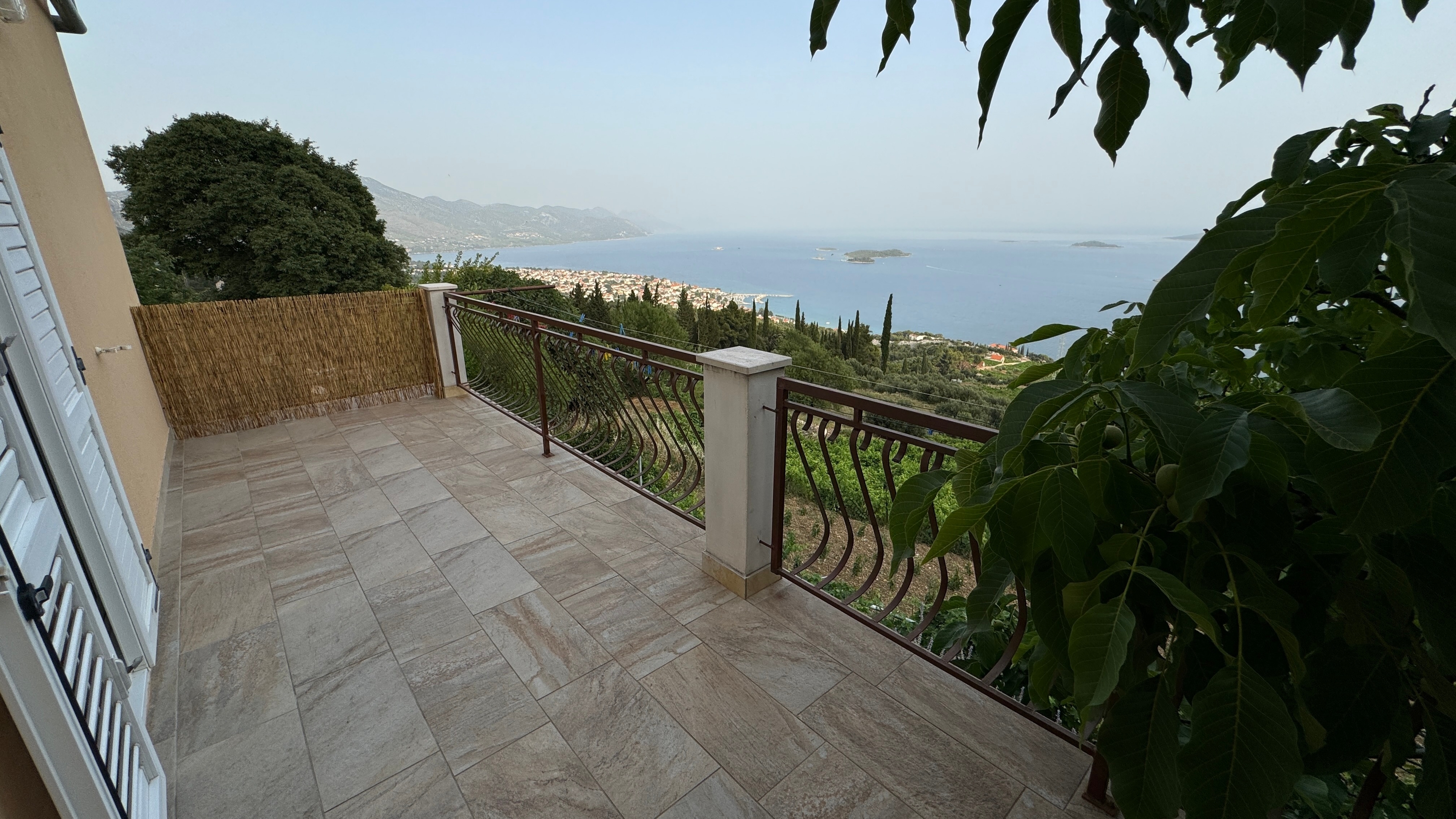 Two bedroom apartment with terrace and sea view Orebić, Pelješac  A-a