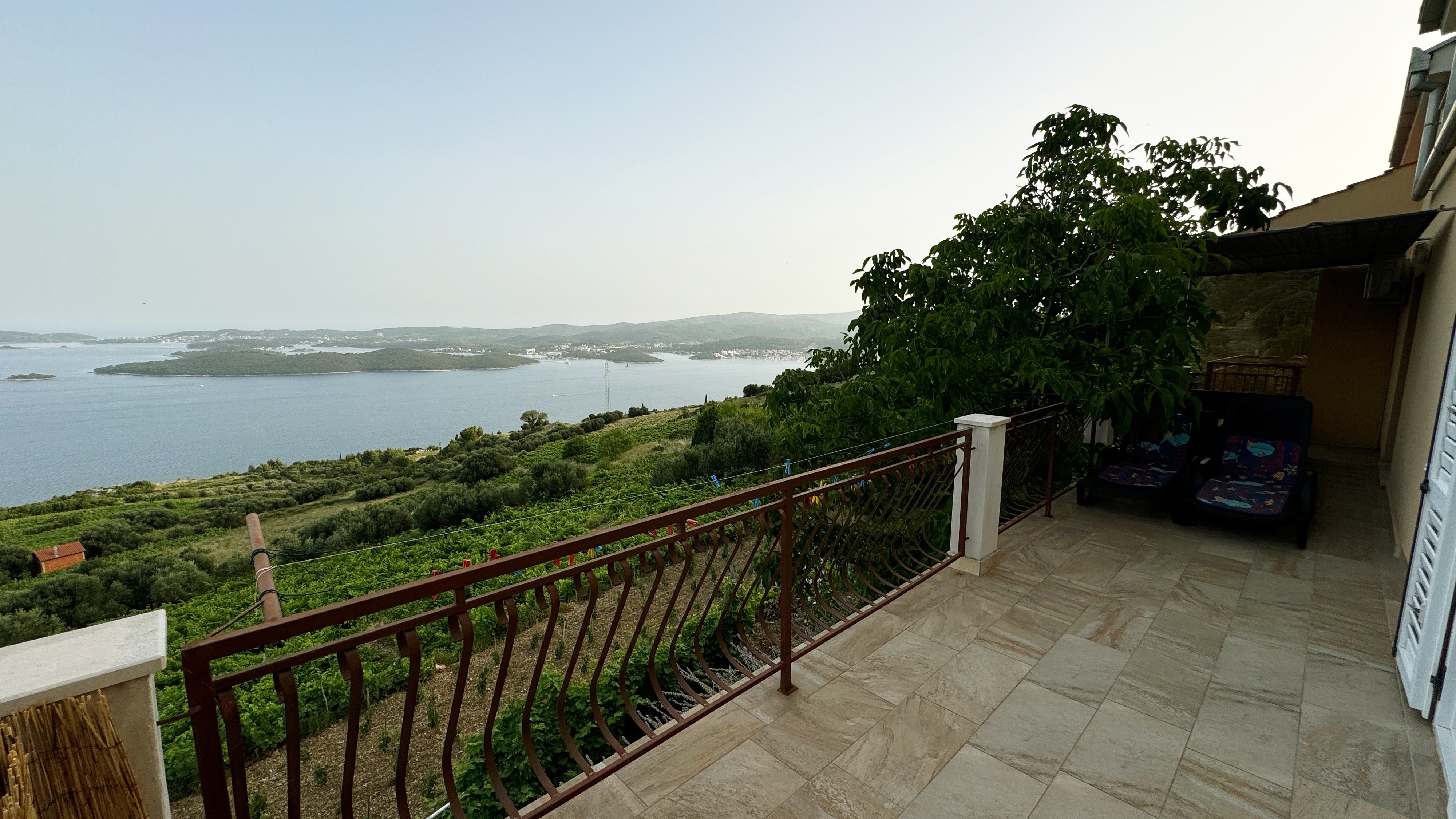 Two bedroom apartment with terrace and sea view Orebić, Pelješac  A-a