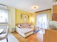 Obývací pokoj Zadar, Obývací pokoj v ubytování typu apartment, s klimatizací a WiFi.
