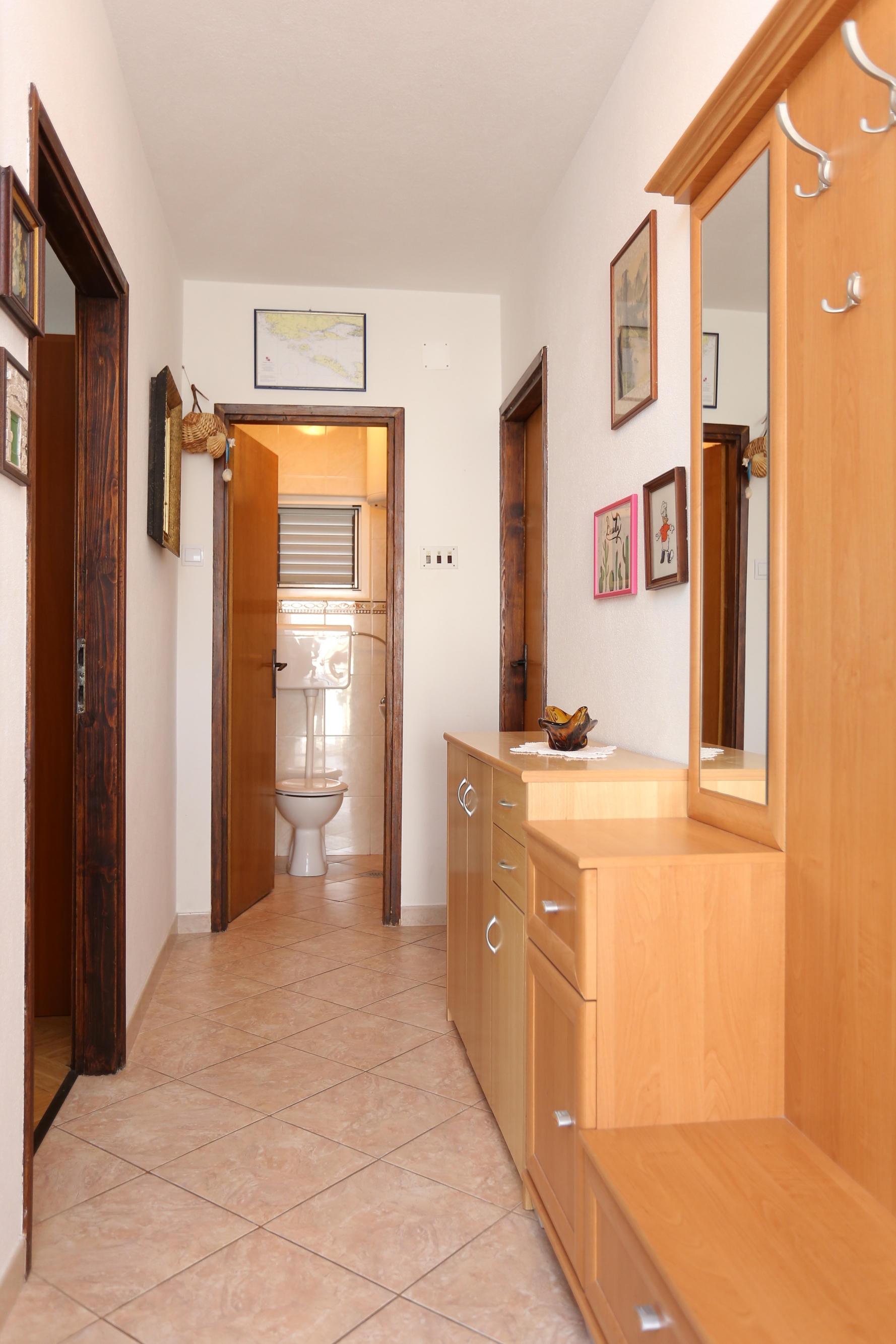 Two bedroom apartment with terrace Slatine, Čiovo  A-a