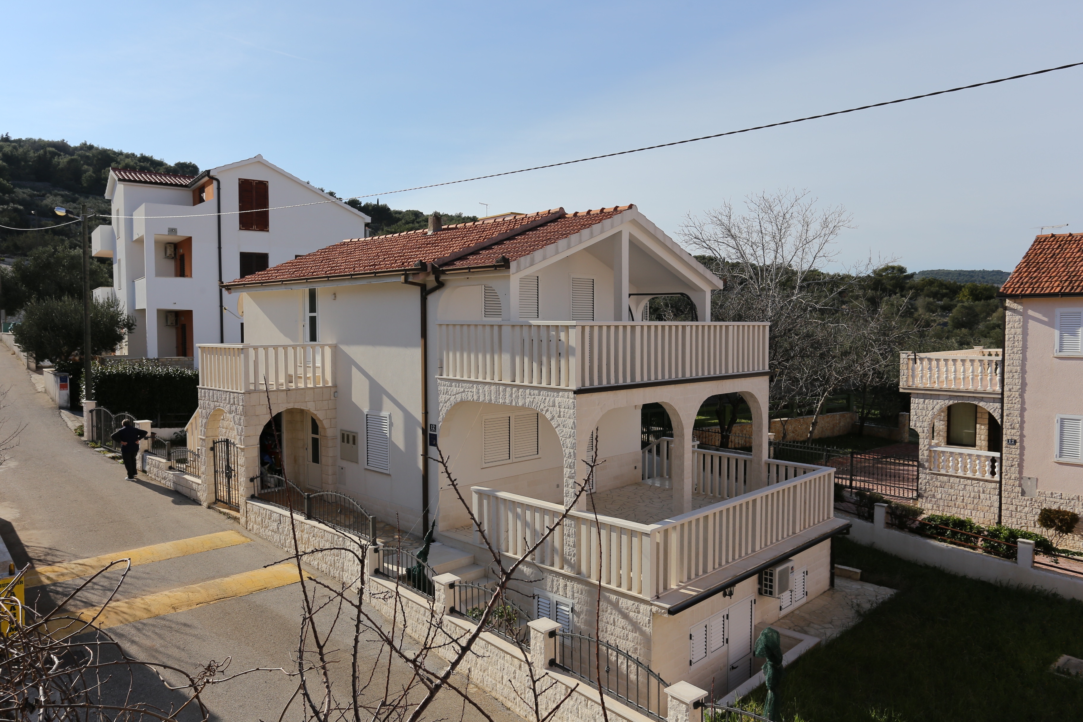 Two bedroom apartment with terrace and sea view Slatine, Čiovo  A-b