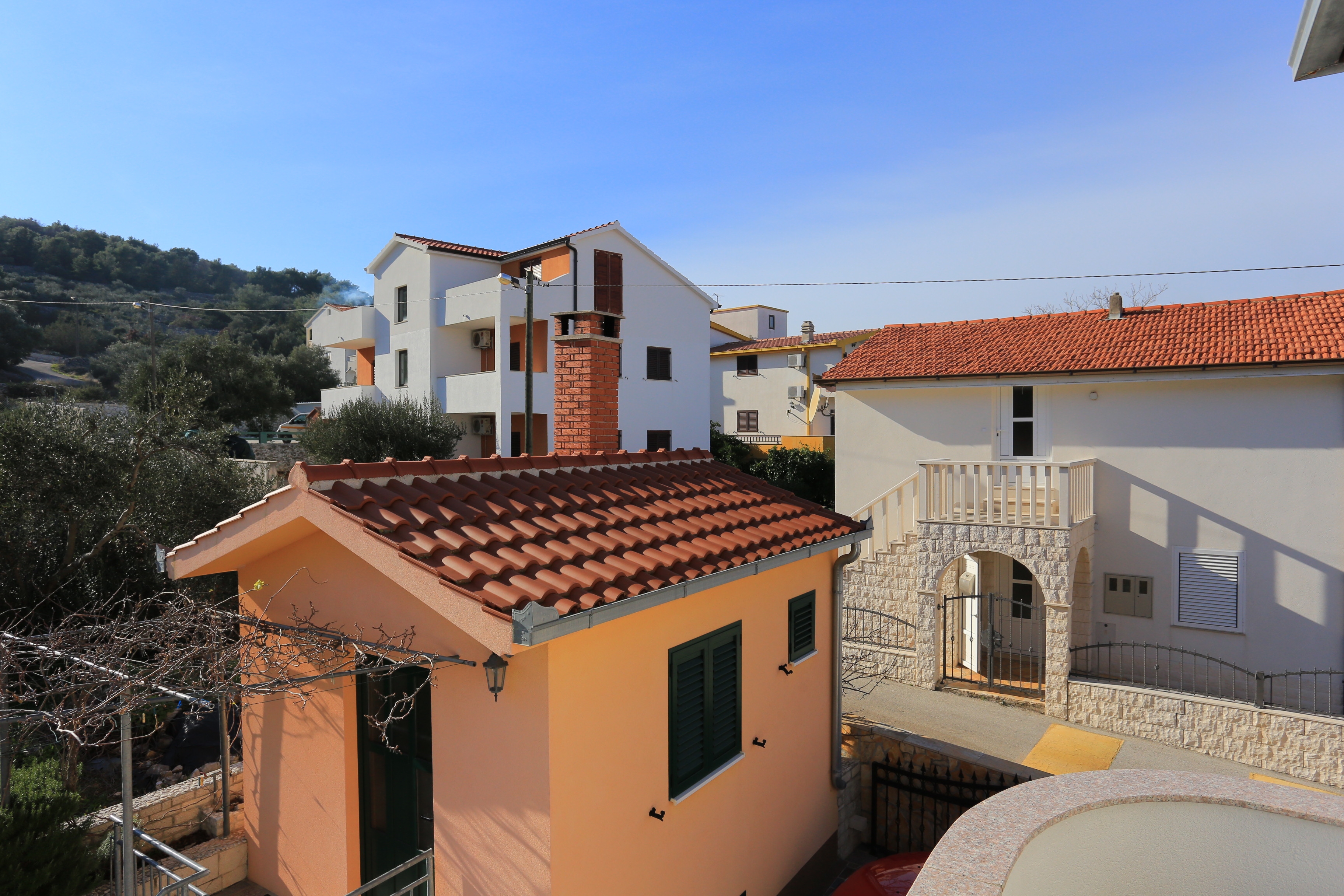 Studio flat with balcony and sea view Slatine, Čiovo  AS-a
