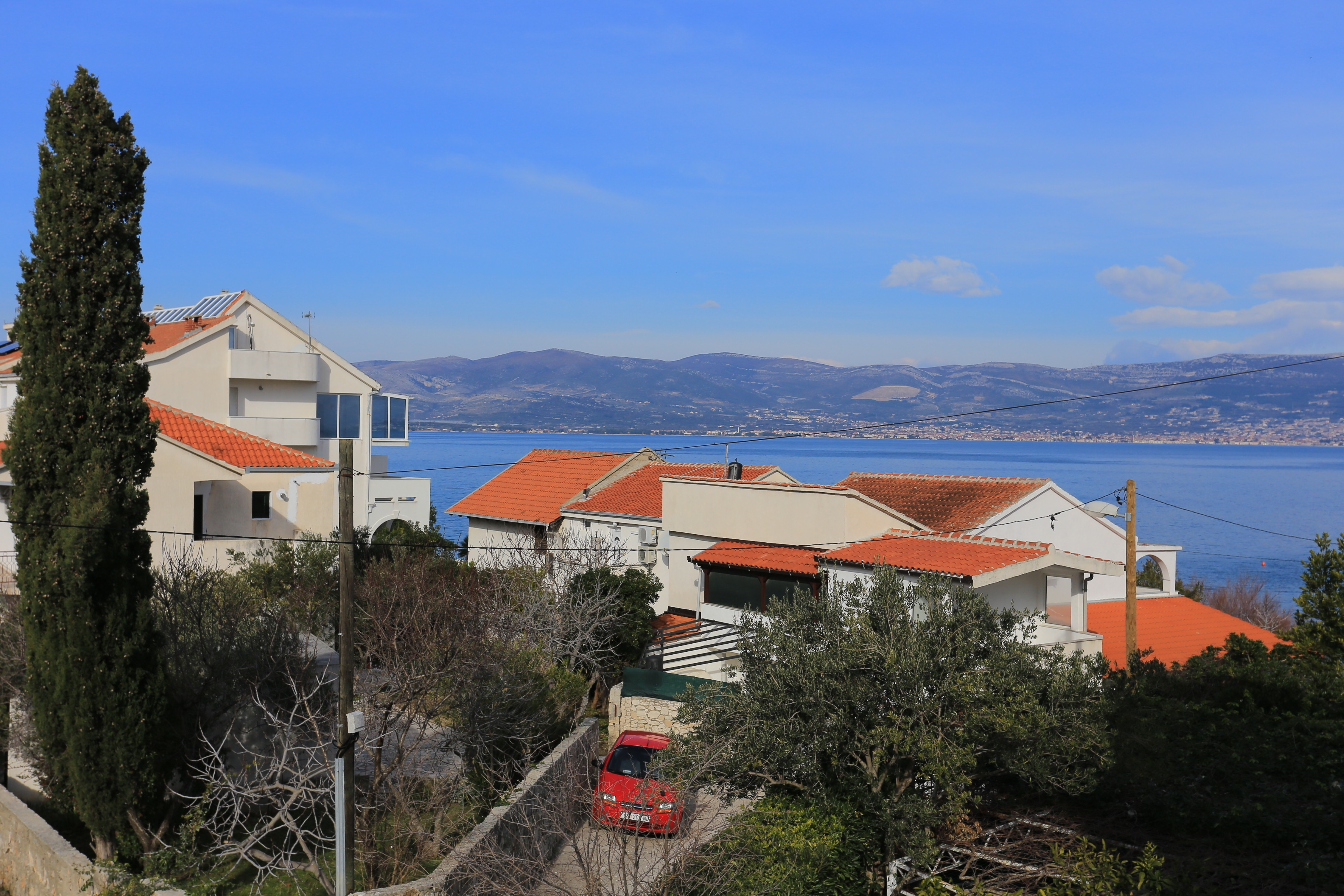 Two bedroom apartment with terrace and sea view Slatine, Čiovo  A-a