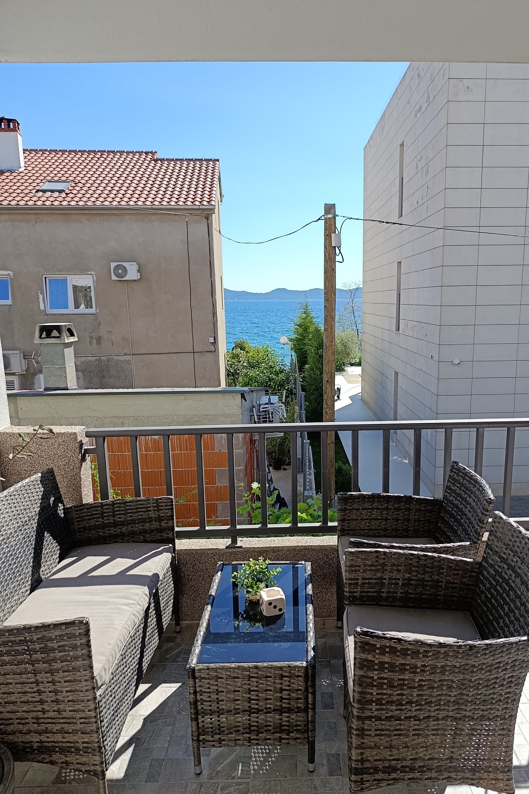 Two bedroom apartment with terrace and sea view Zadar - Diklo, Zadar  A-a