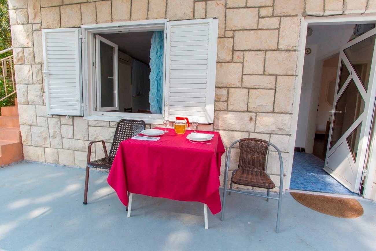 One bedroom apartment with terrace Baška Voda, Makarska  A-a