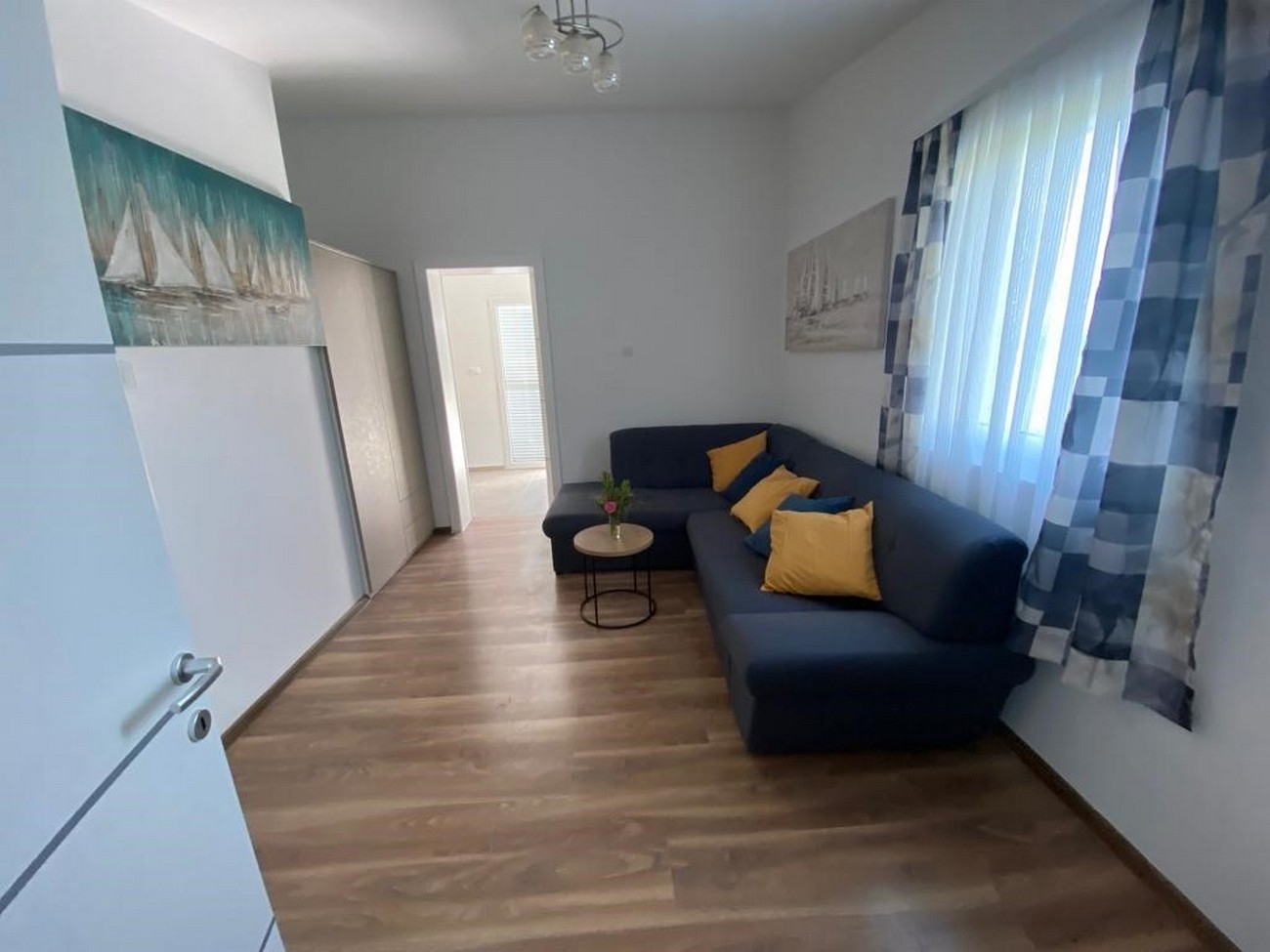 One bedroom apartment with terrace and sea view Baška Voda, Makarska  A-b