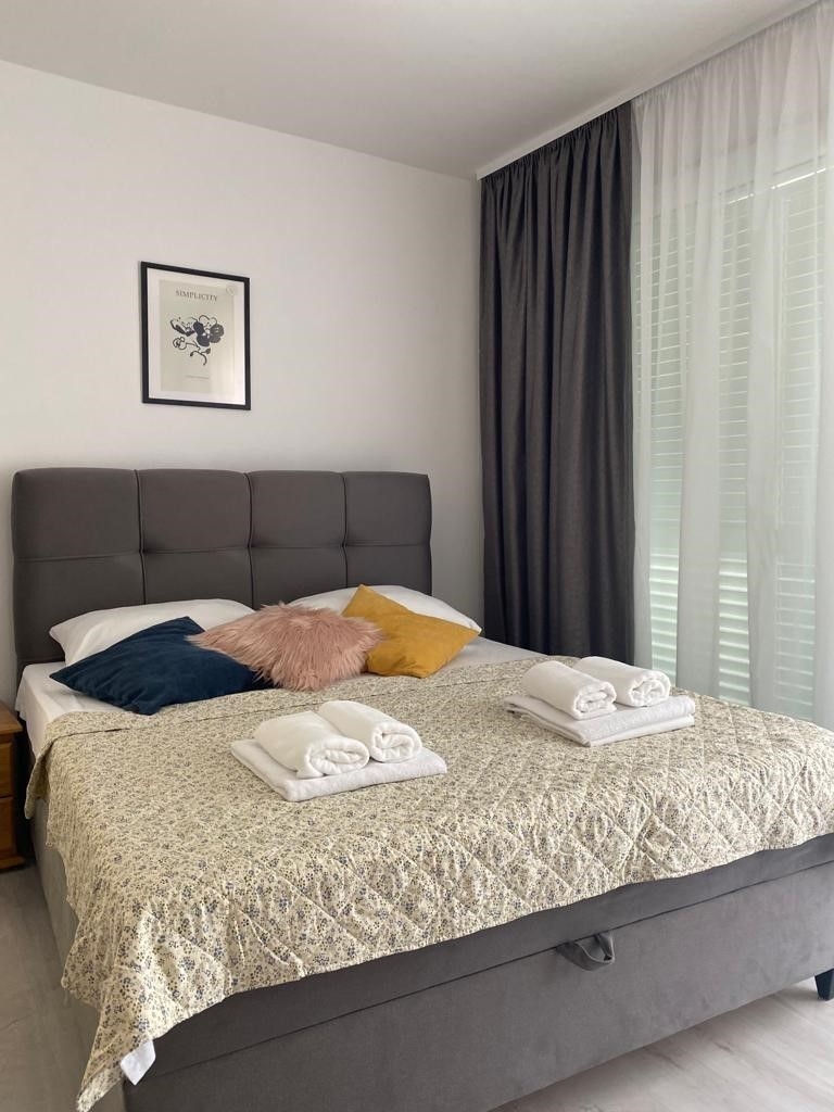 Studio flat with balcony and sea view Baška Voda, Makarska  AS-b