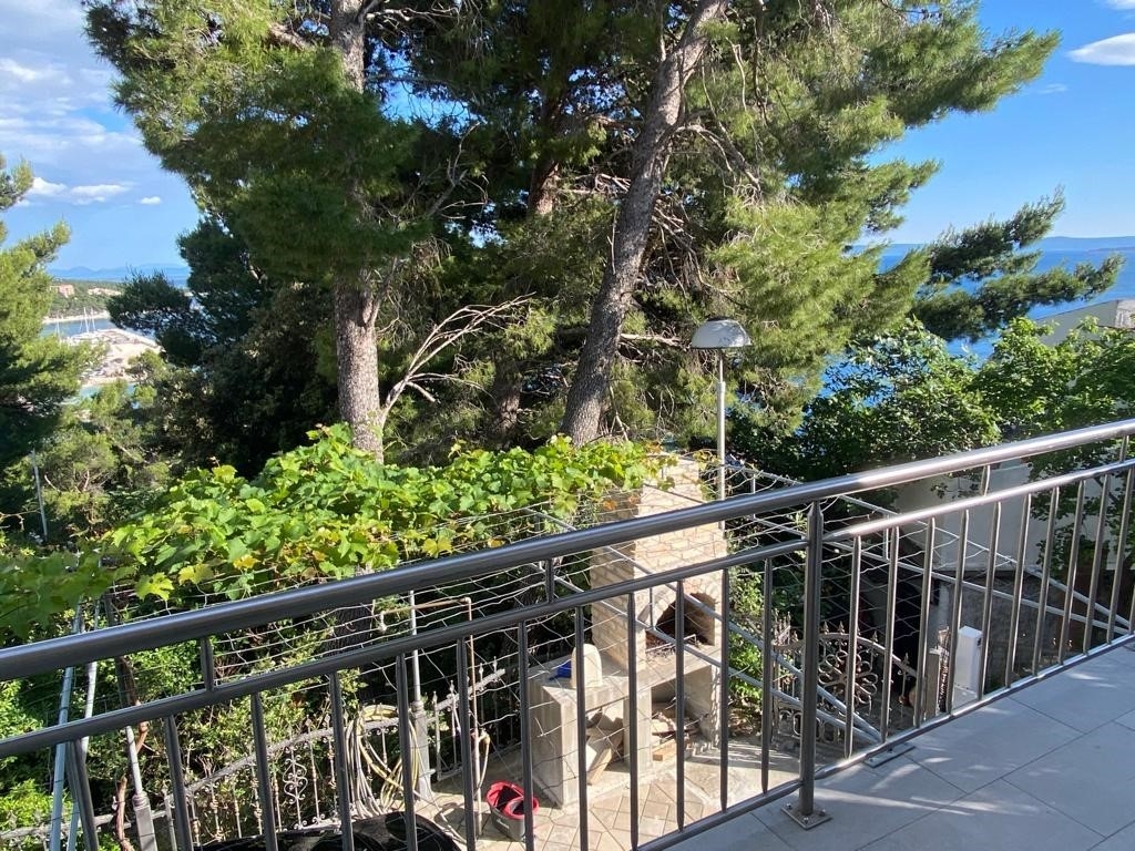 Studio flat with balcony and sea view Baška Voda, Makarska  AS-d