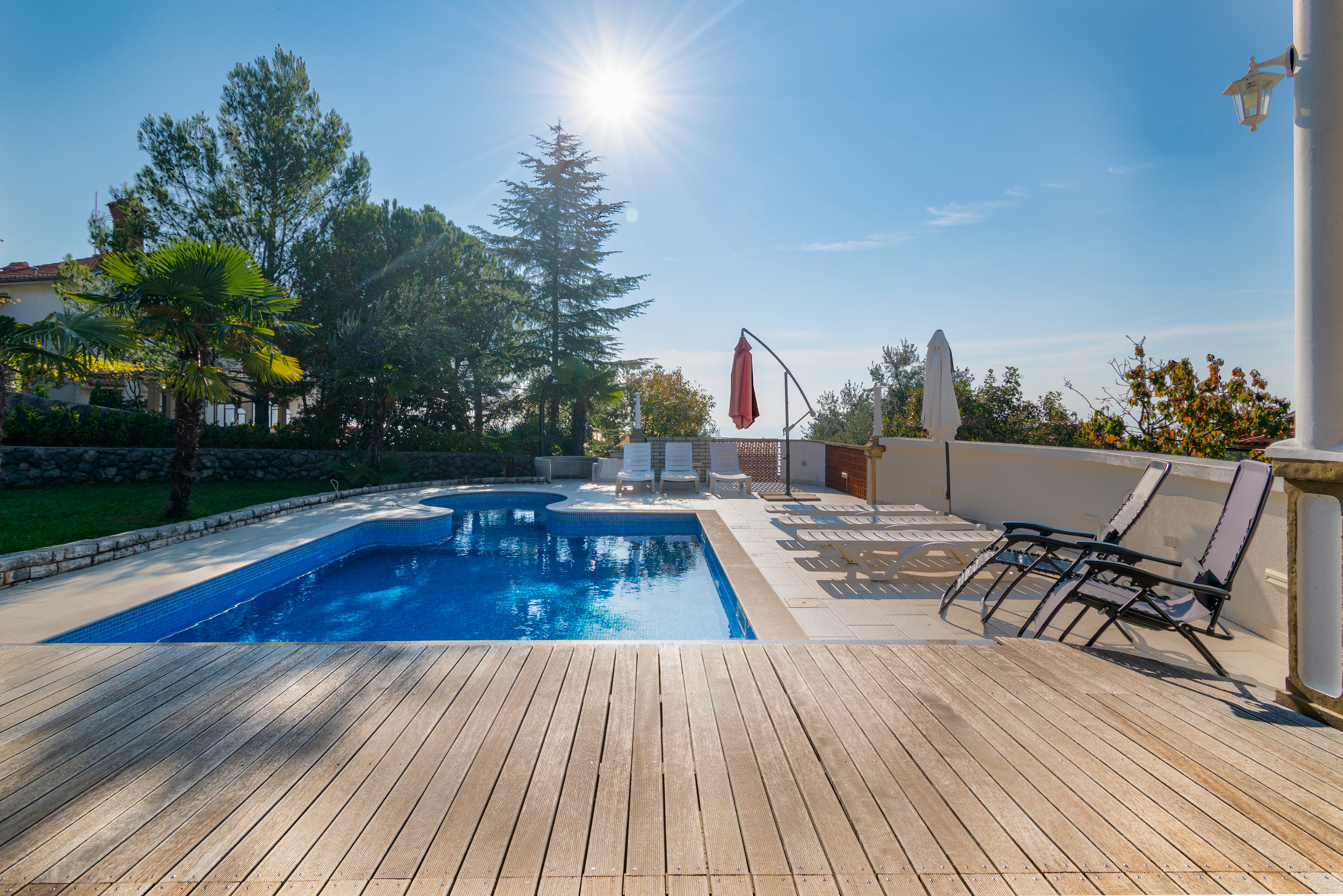 One bedroom apartment with terrace Opatija - Pobri, Opatija (A-16390-a)