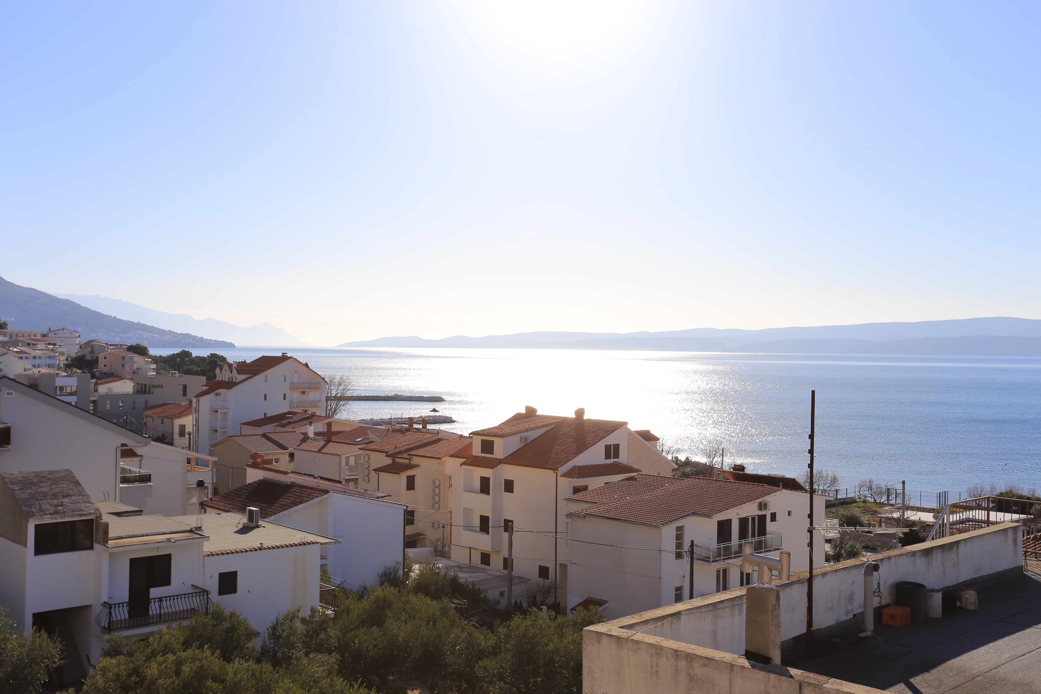 Two bedroom apartment with terrace and sea view Duće, Omiš  A-b