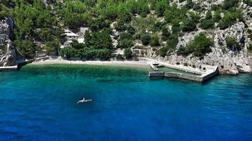 Objekt Pisak - Vrulja, Omiš, Objekt 16454 - Počitniška hiša v bližini morja s prodnato plažo.