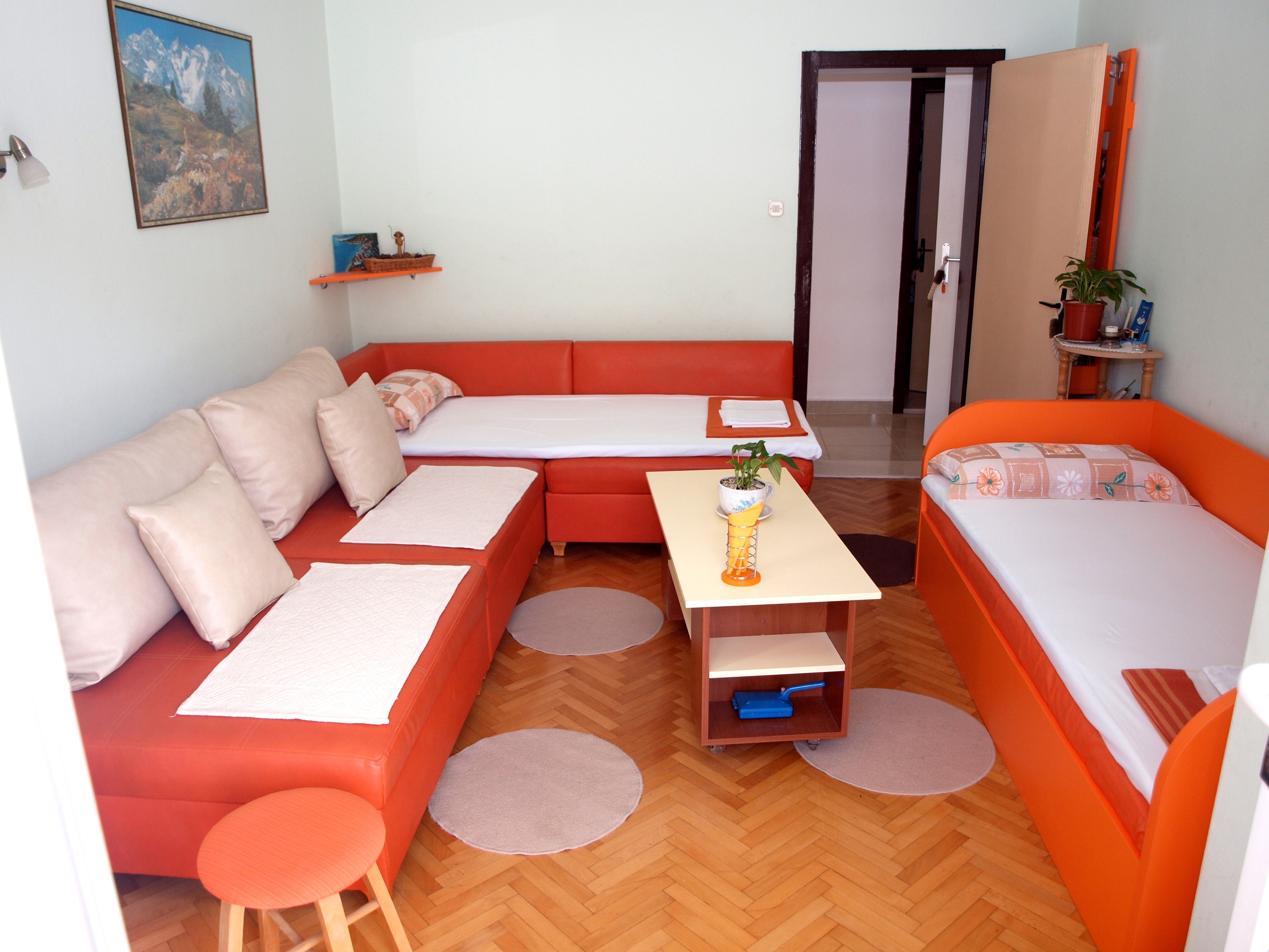 Three bedroom apartment with terrace and sea view Podgora, Makarska  A-a
