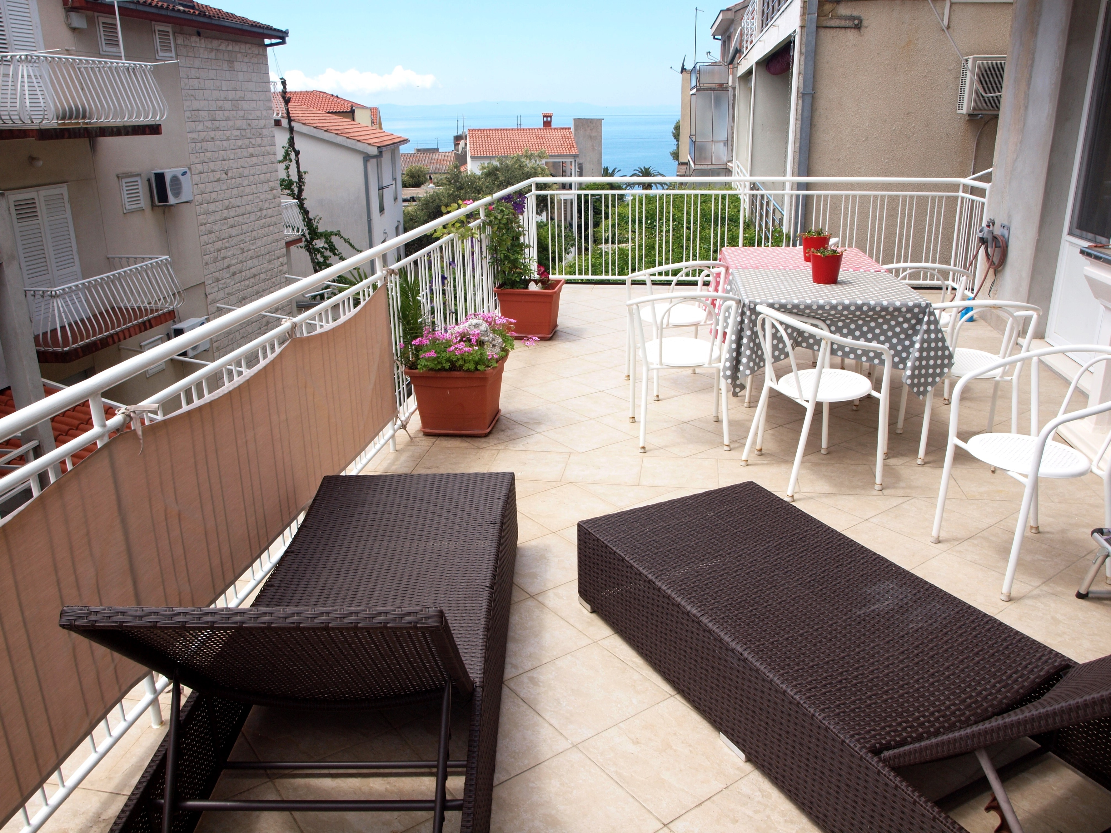 Three bedroom apartment with terrace and sea view Podgora, Makarska  A-a