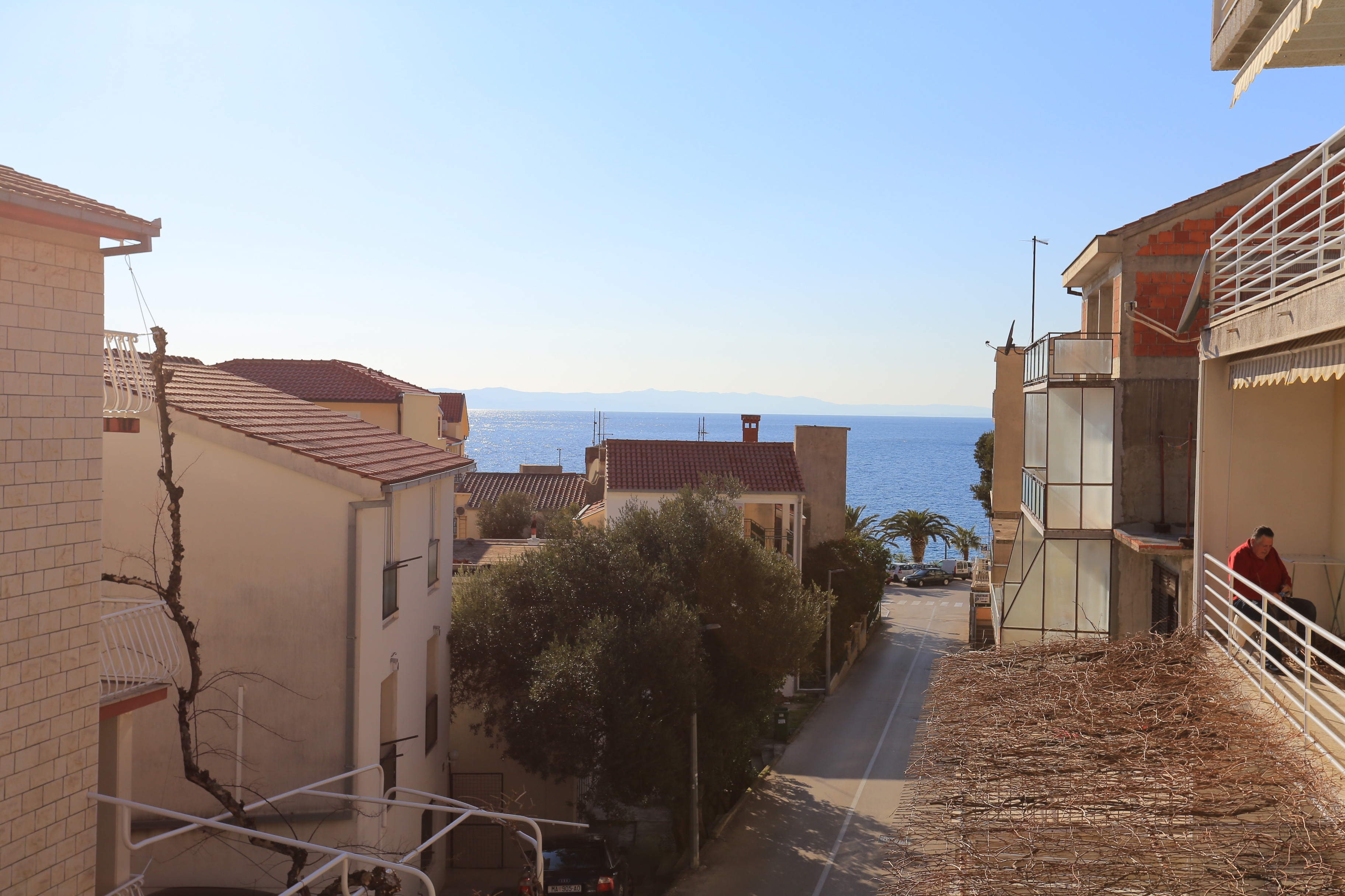 Three bedroom apartment with terrace and sea view Podgora, Makarska  A-a