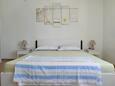 Bedroom 1 Arbanija, Bedroom 1 in the apartment, (pet friendly) and WiFi.
