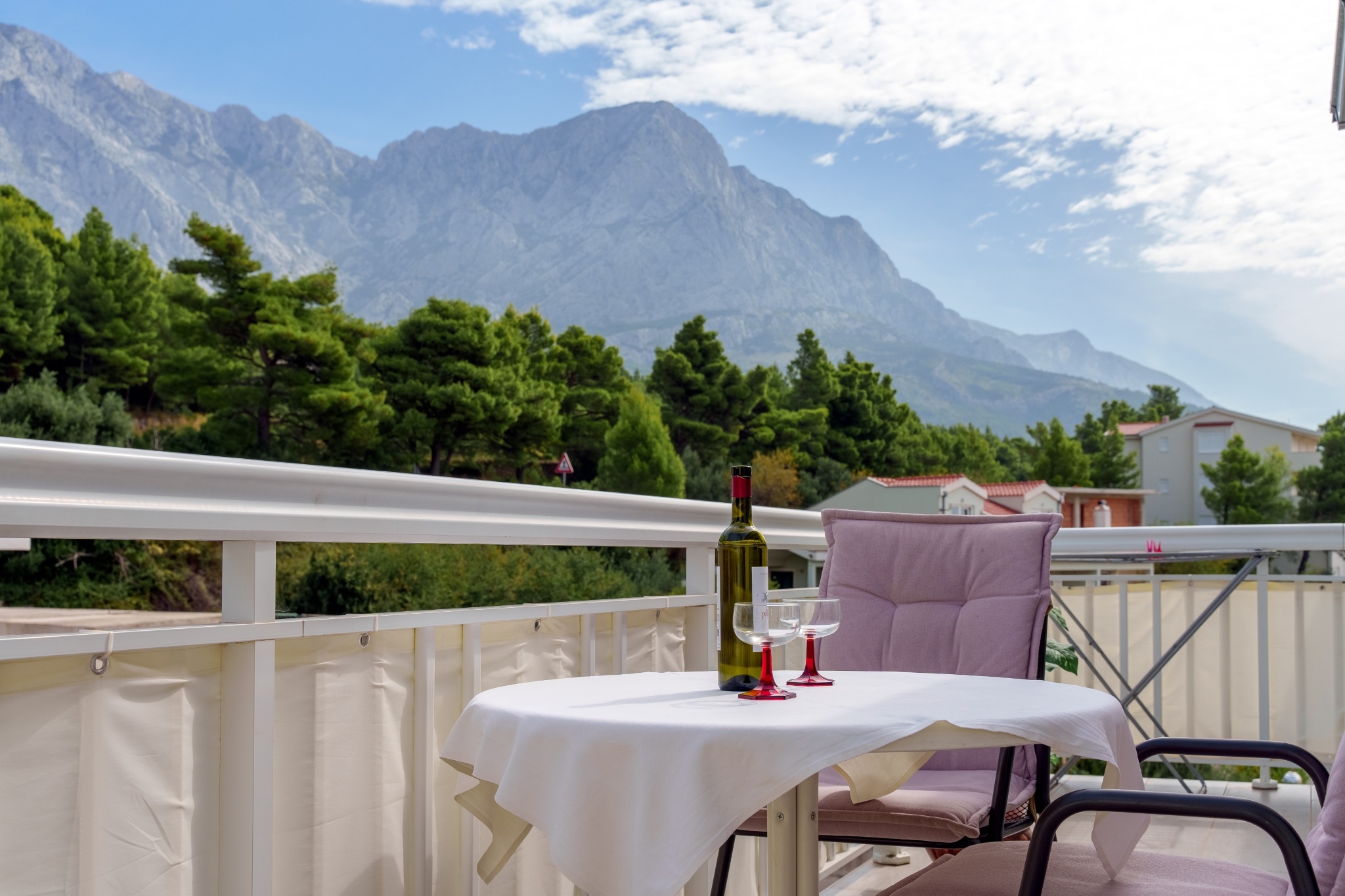 Studio flat with balcony Baška Voda, Makarska  AS-b
