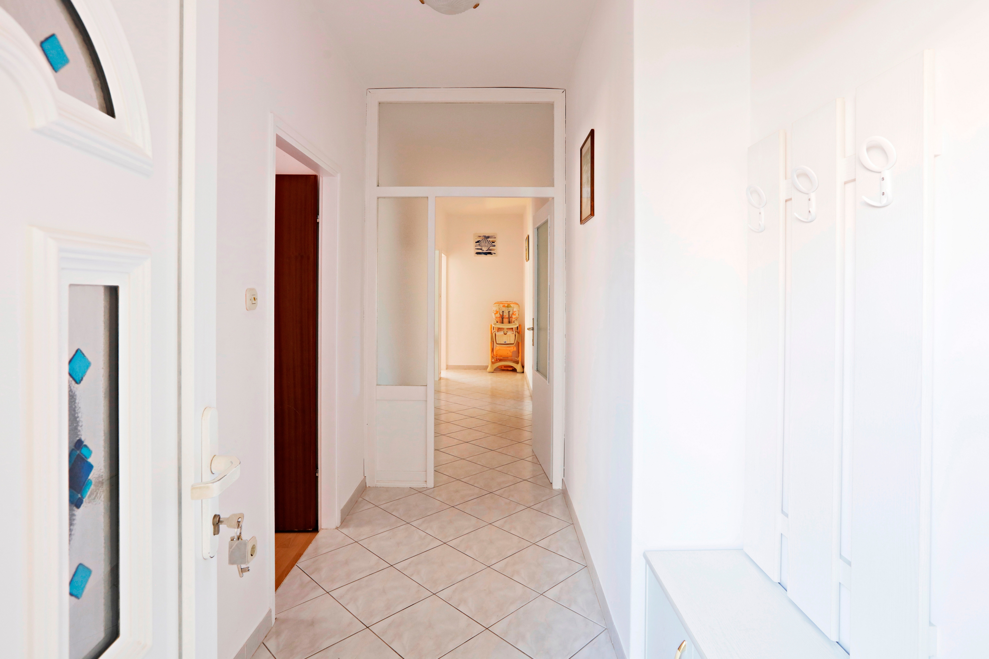 Three bedroom apartment with terrace and sea view Vodice  A-a