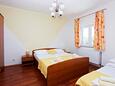 Ložnice Vodice, Ložnice v ubytování typu apartment, domácí mazlíčci povoleni a WiFi.