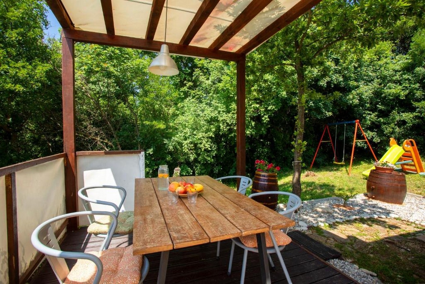 Two bedroom house with terrace Ripenda Verbanci, Labin  K