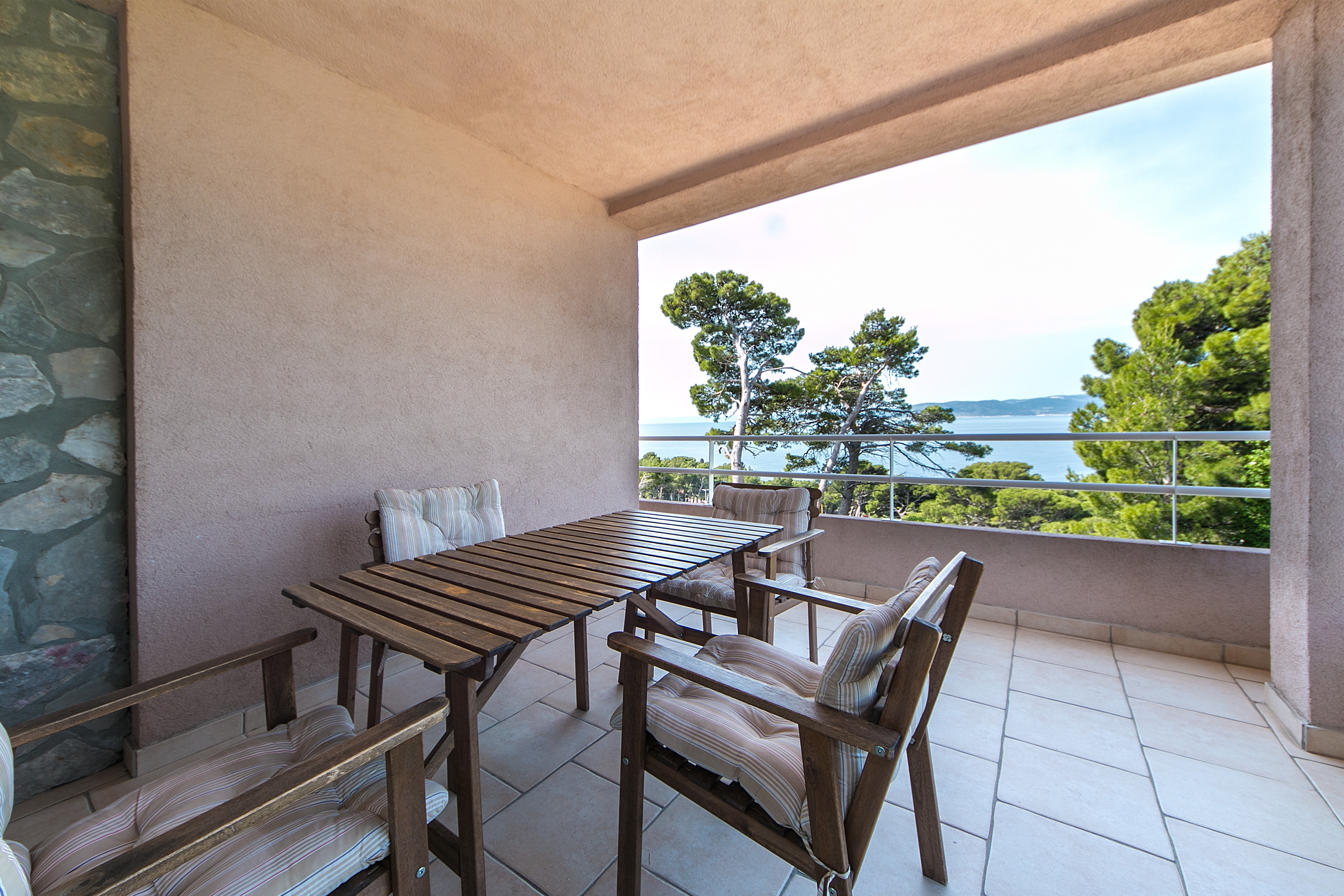 Two bedroom apartment with terrace and sea view Brela, Makarska  A-a
