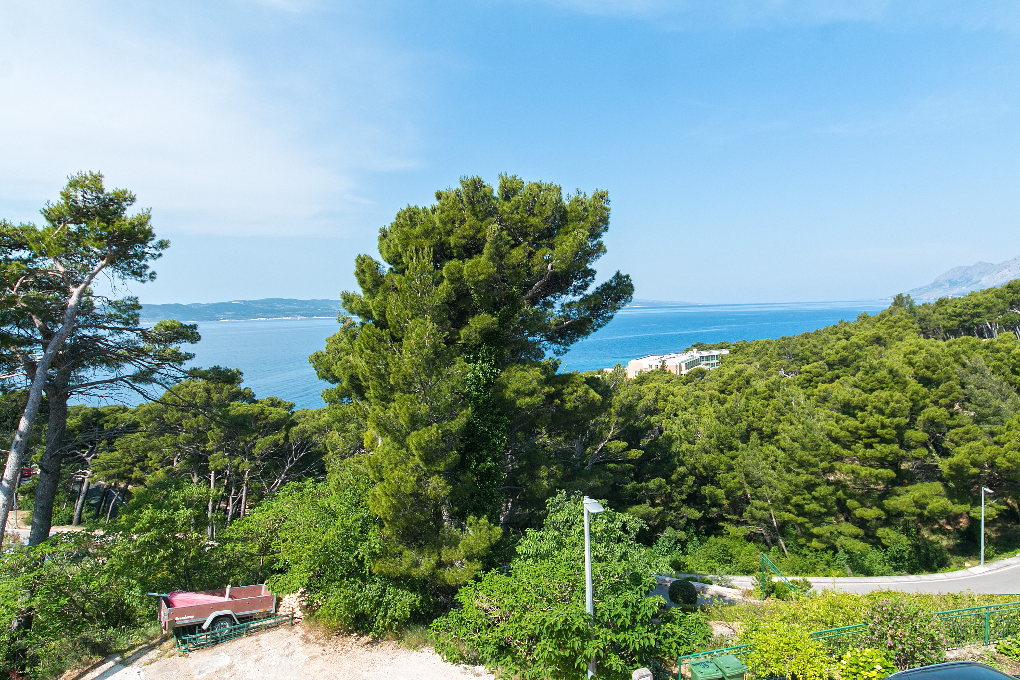 Two bedroom apartment with terrace and sea view Brela, Makarska  A-a