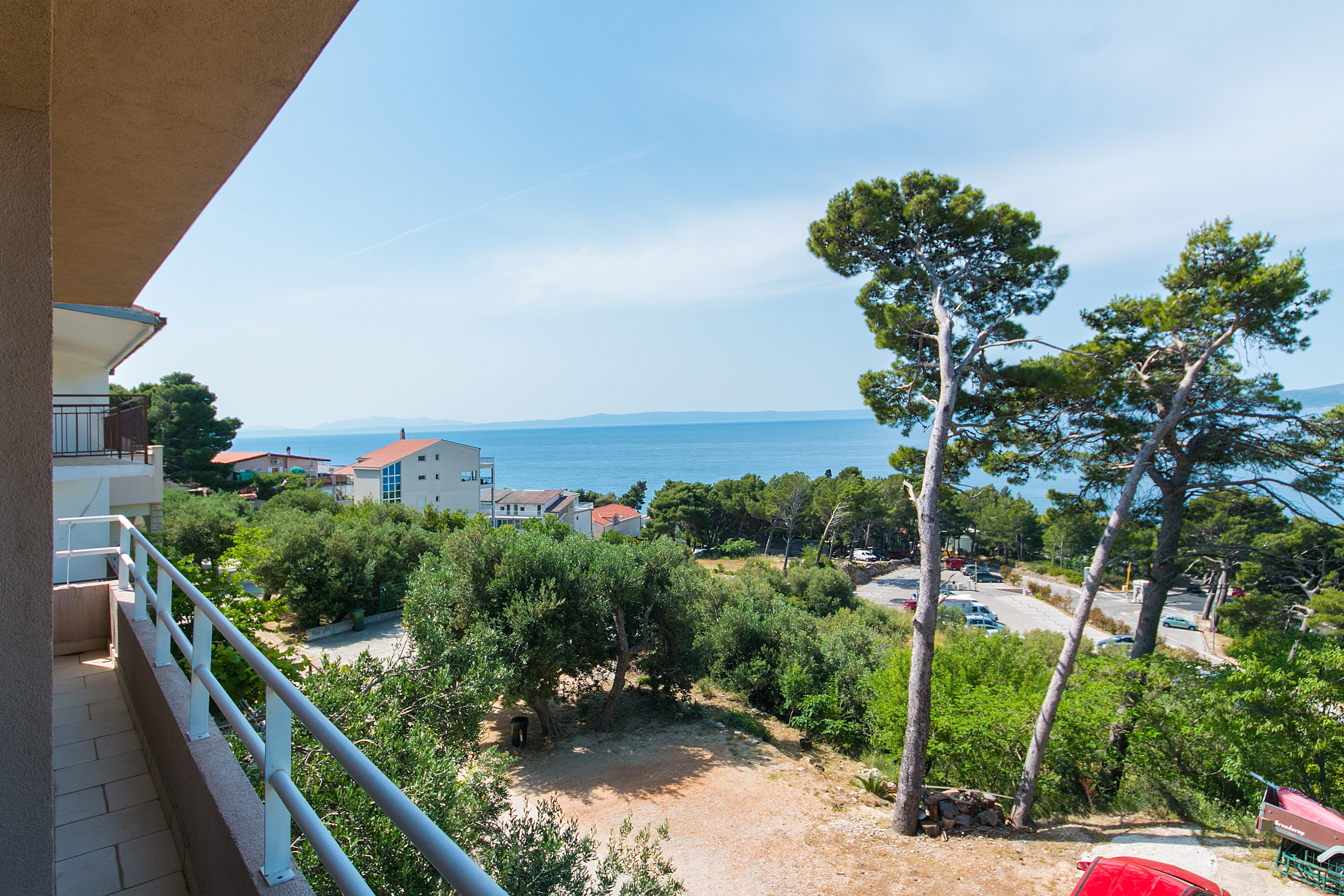 Two bedroom apartment with terrace and sea view Brela, Makarska  A-a